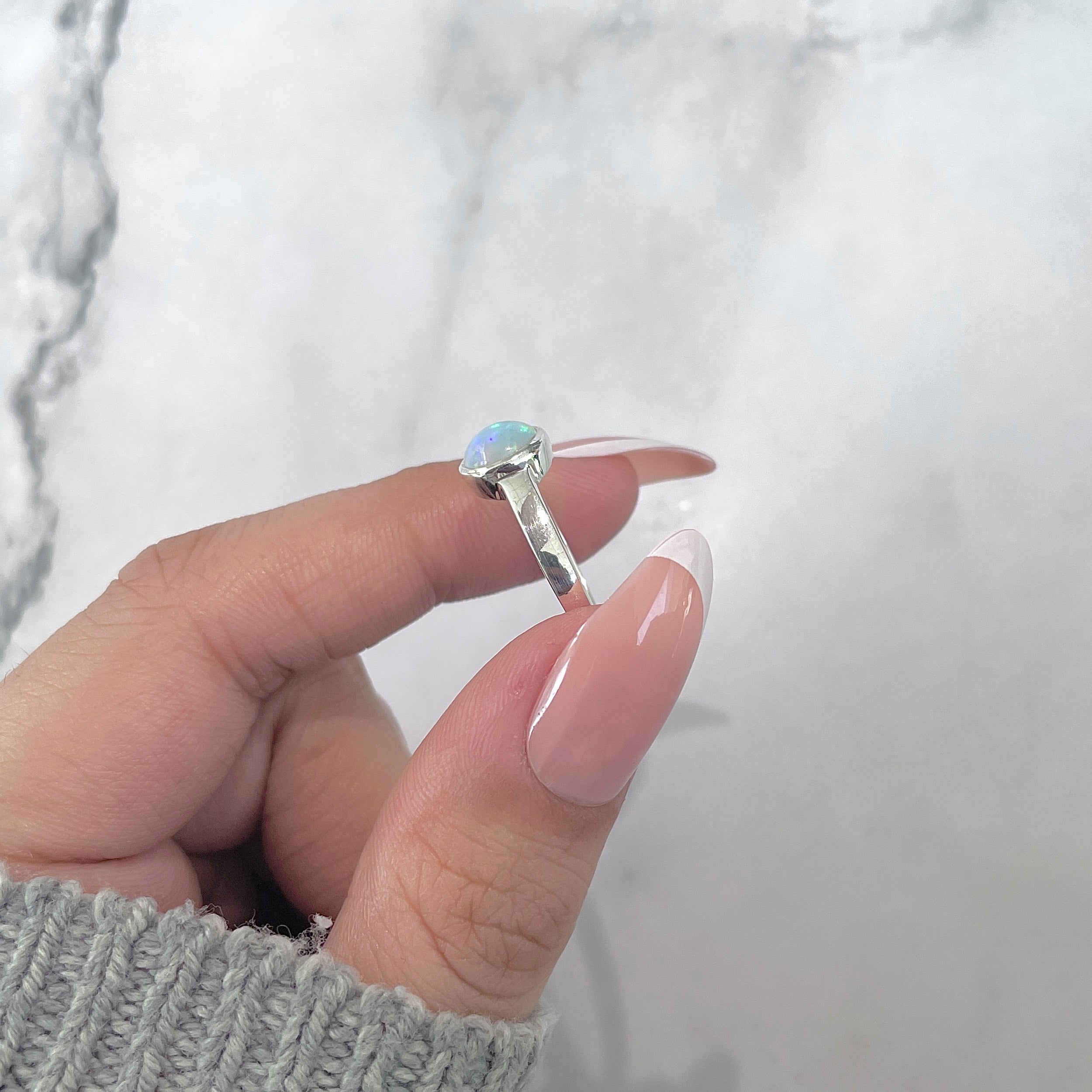 Opal Ring-(OPL-SR-1821.)