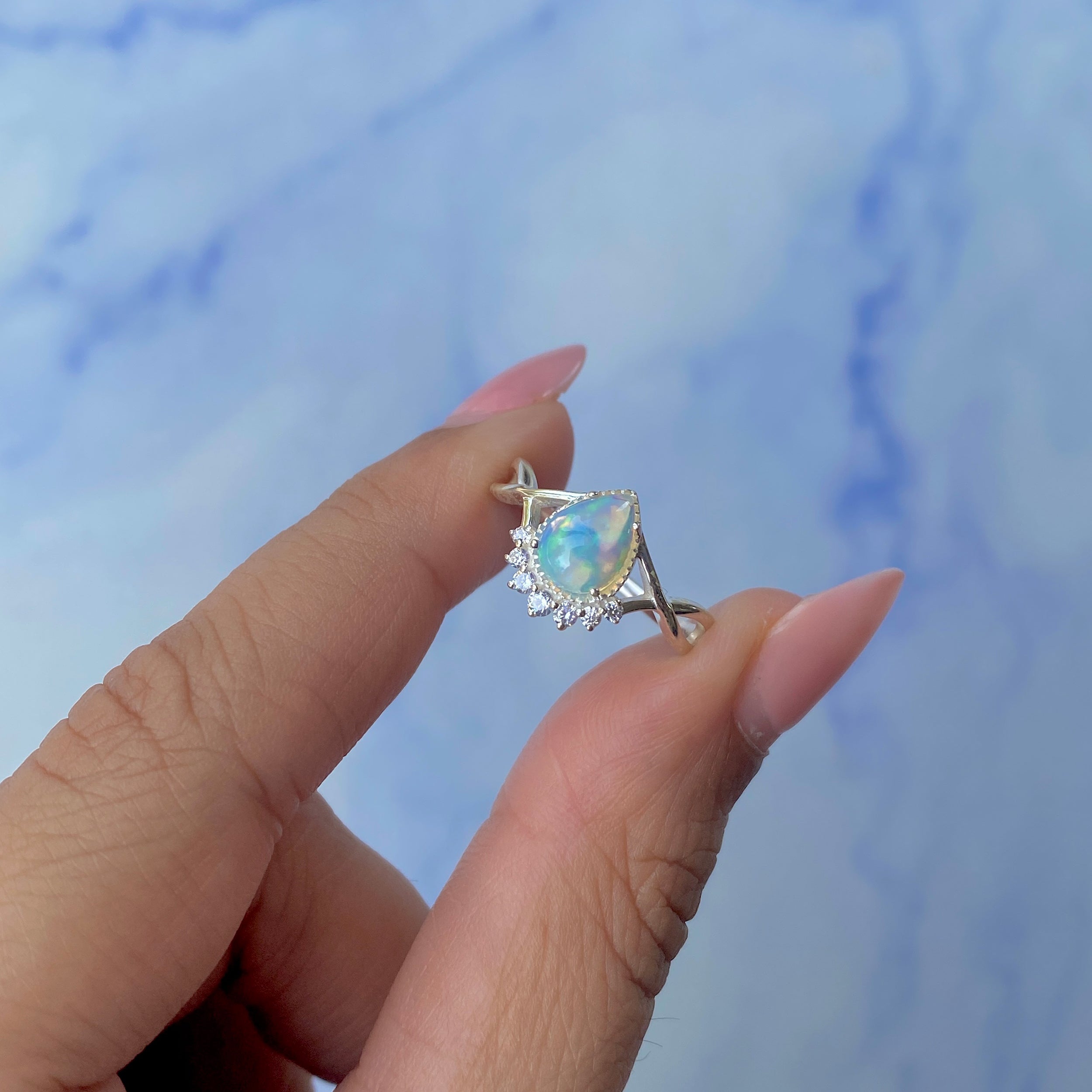 Opal Ring-(OPL-SR-1930.)