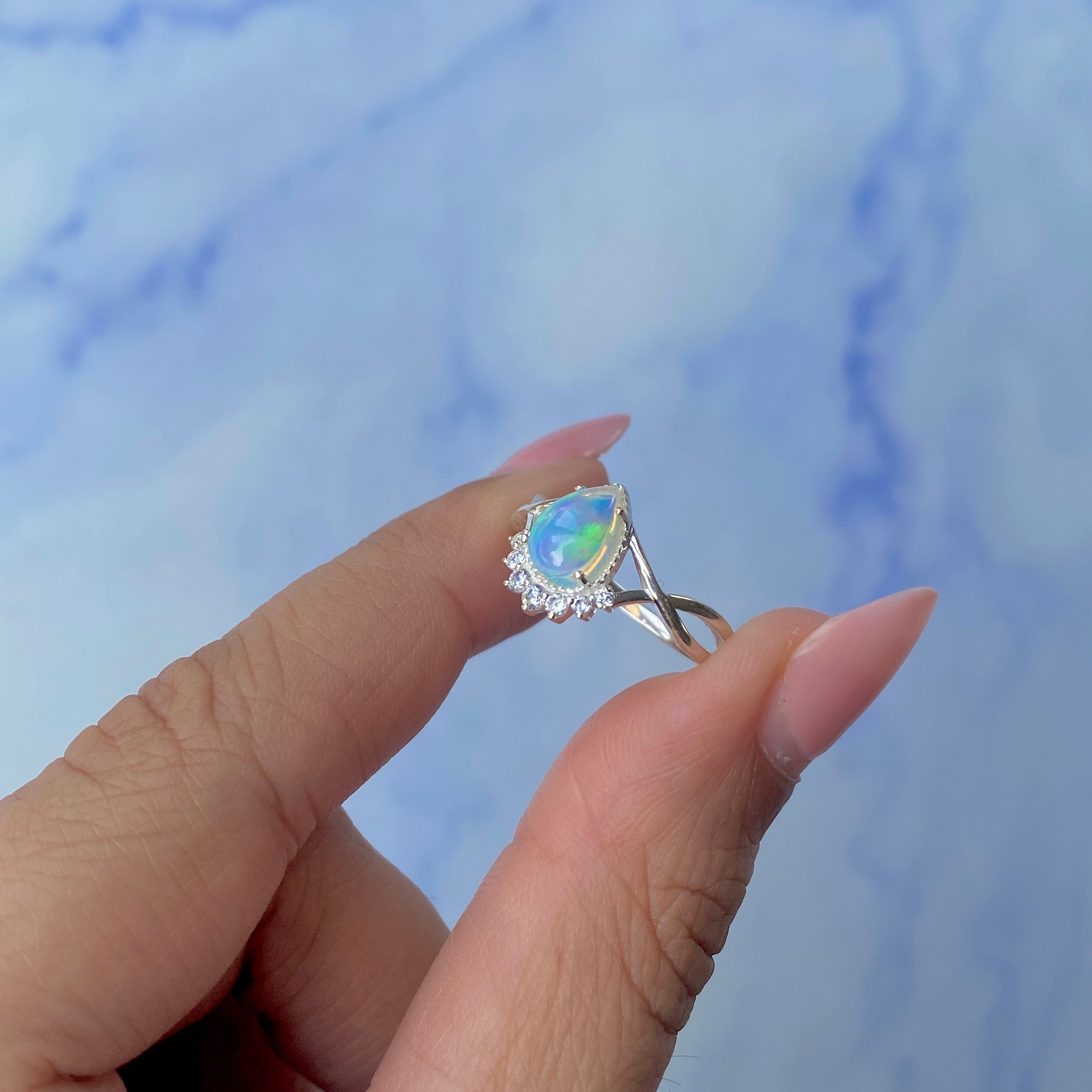 Opal Ring-(OPL-SR-1930.)