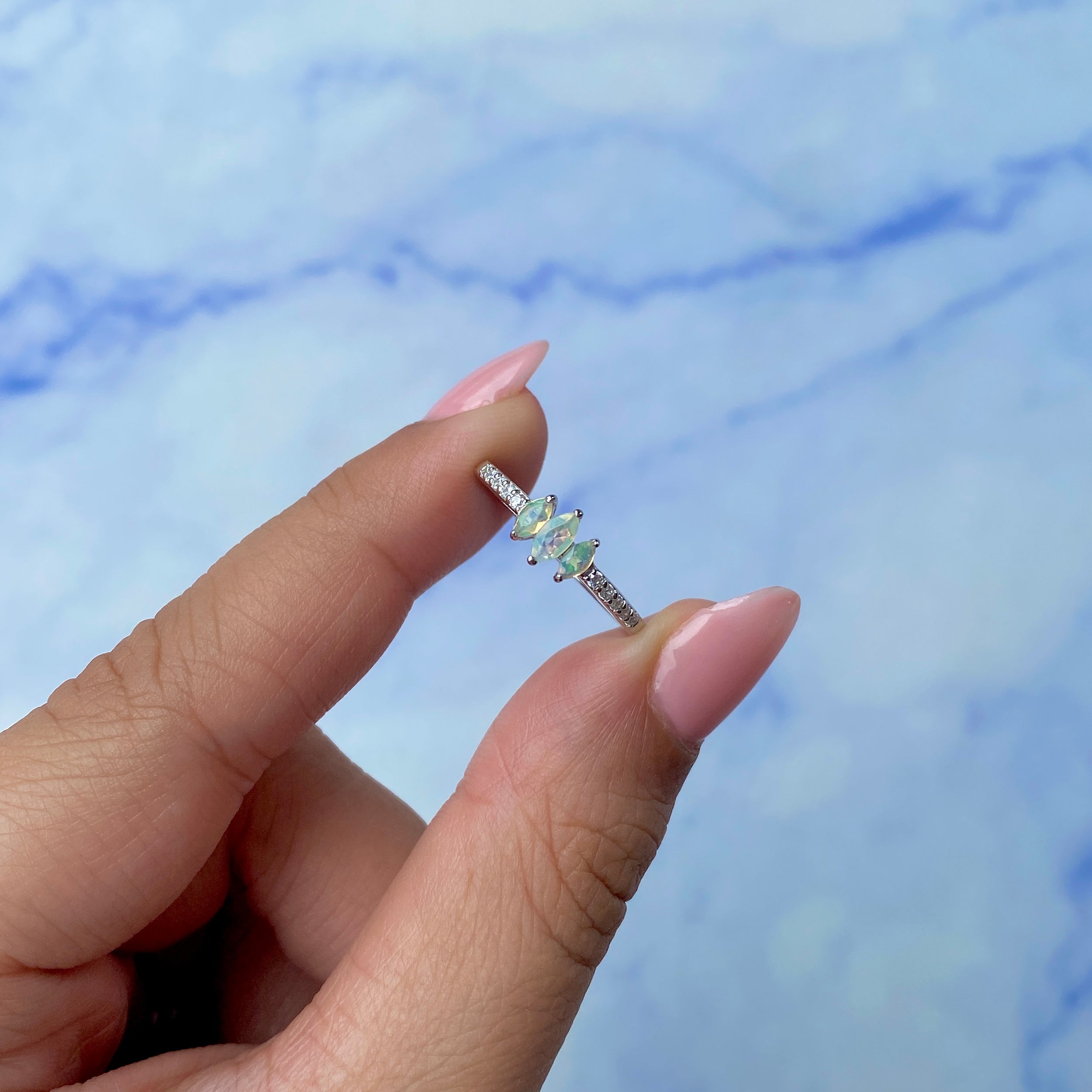 Opal Ring-(OPL-SR-2540.)