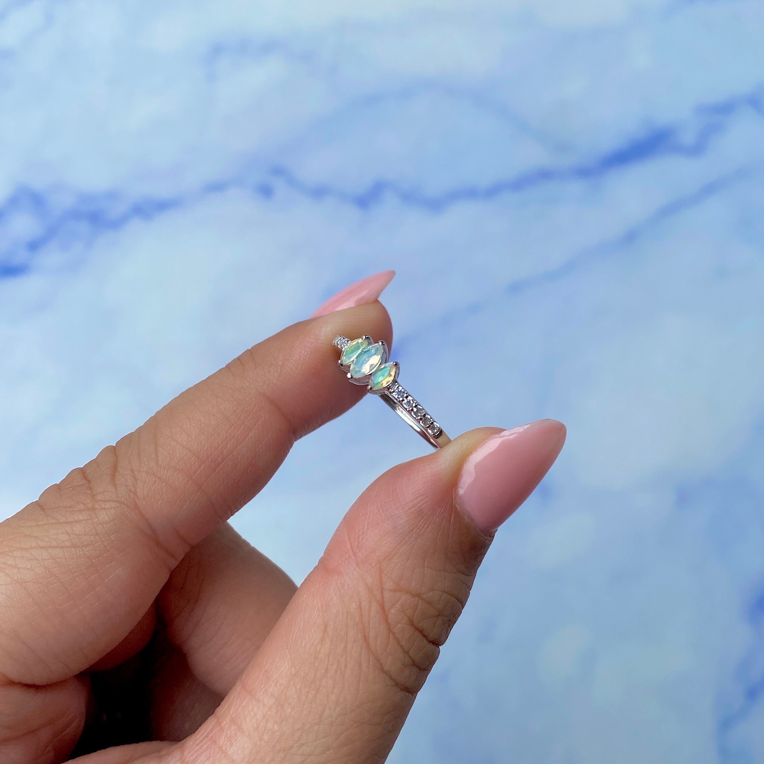Opal Ring-(OPL-SR-2540.)