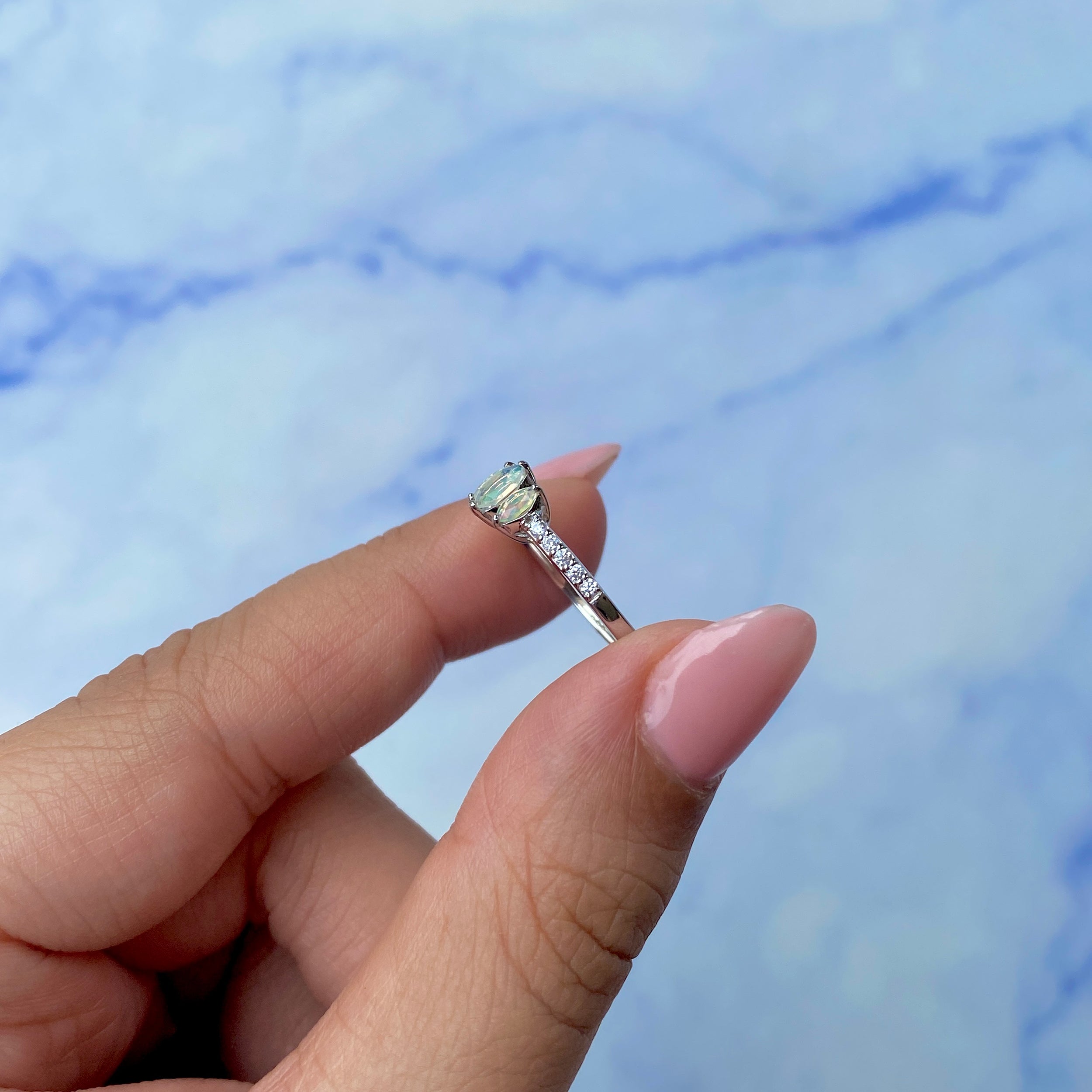 Opal Ring-(OPL-SR-2540.)