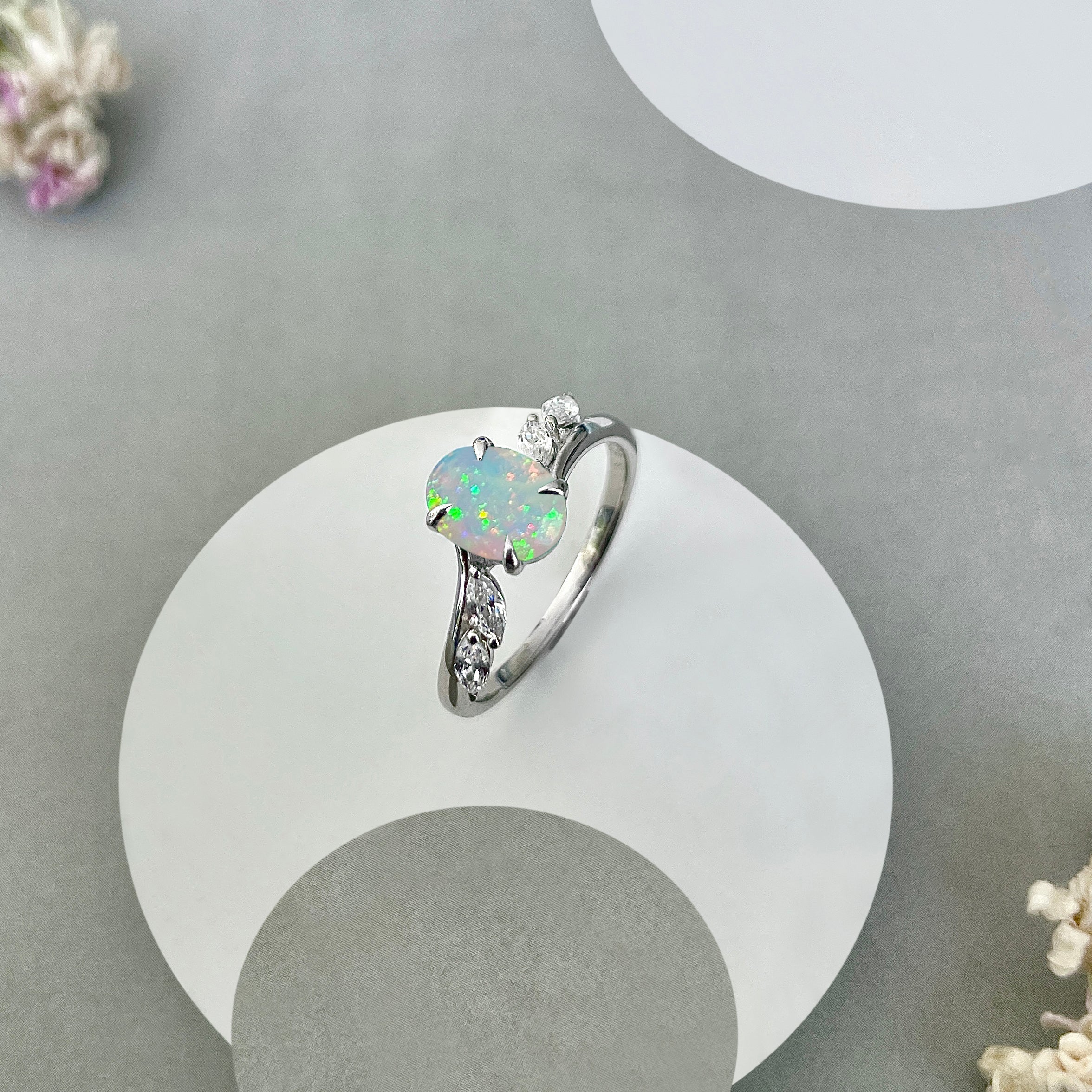 Opal Ring-(OPL-SR-3163.)