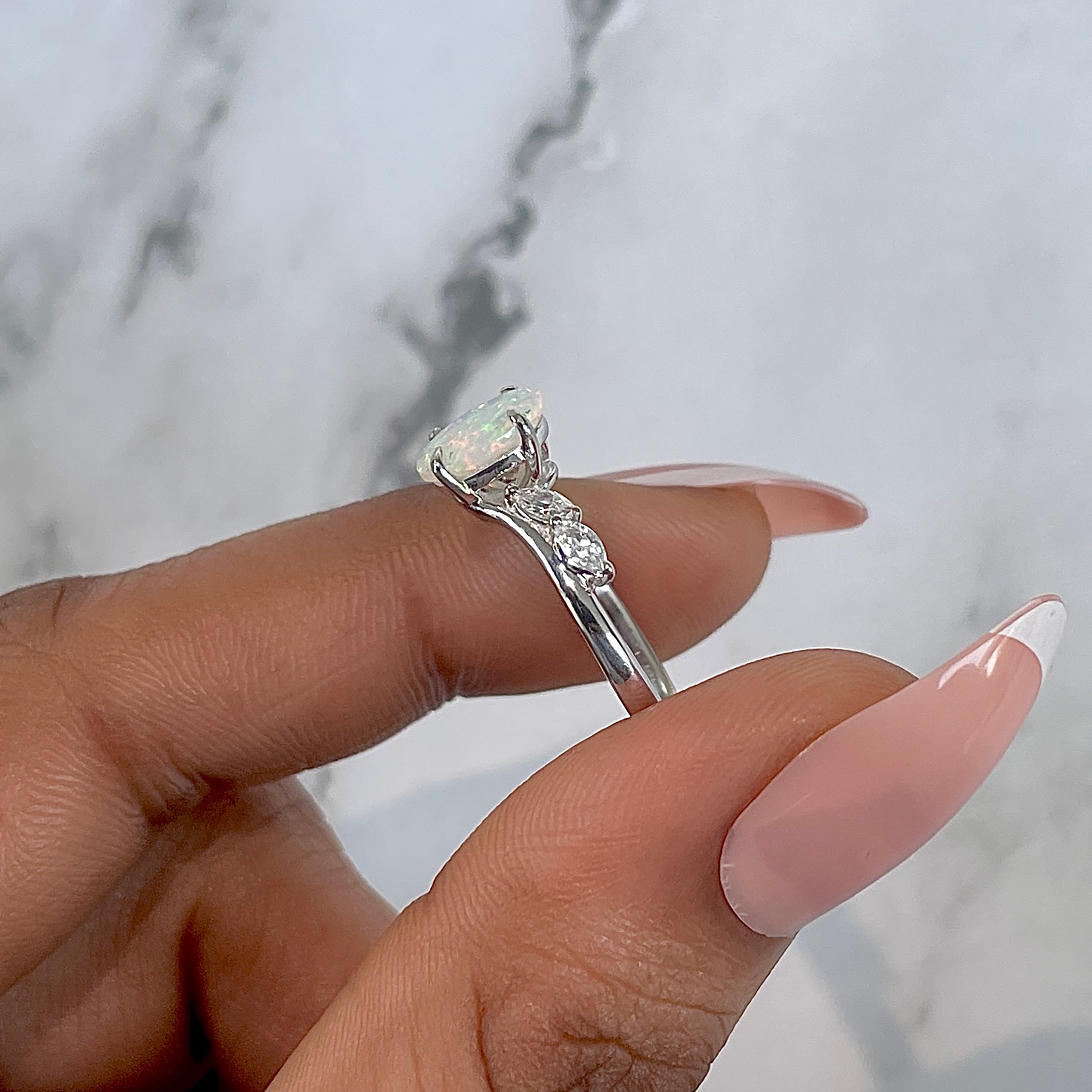 Opal Ring-(OPL-SR-3163.)