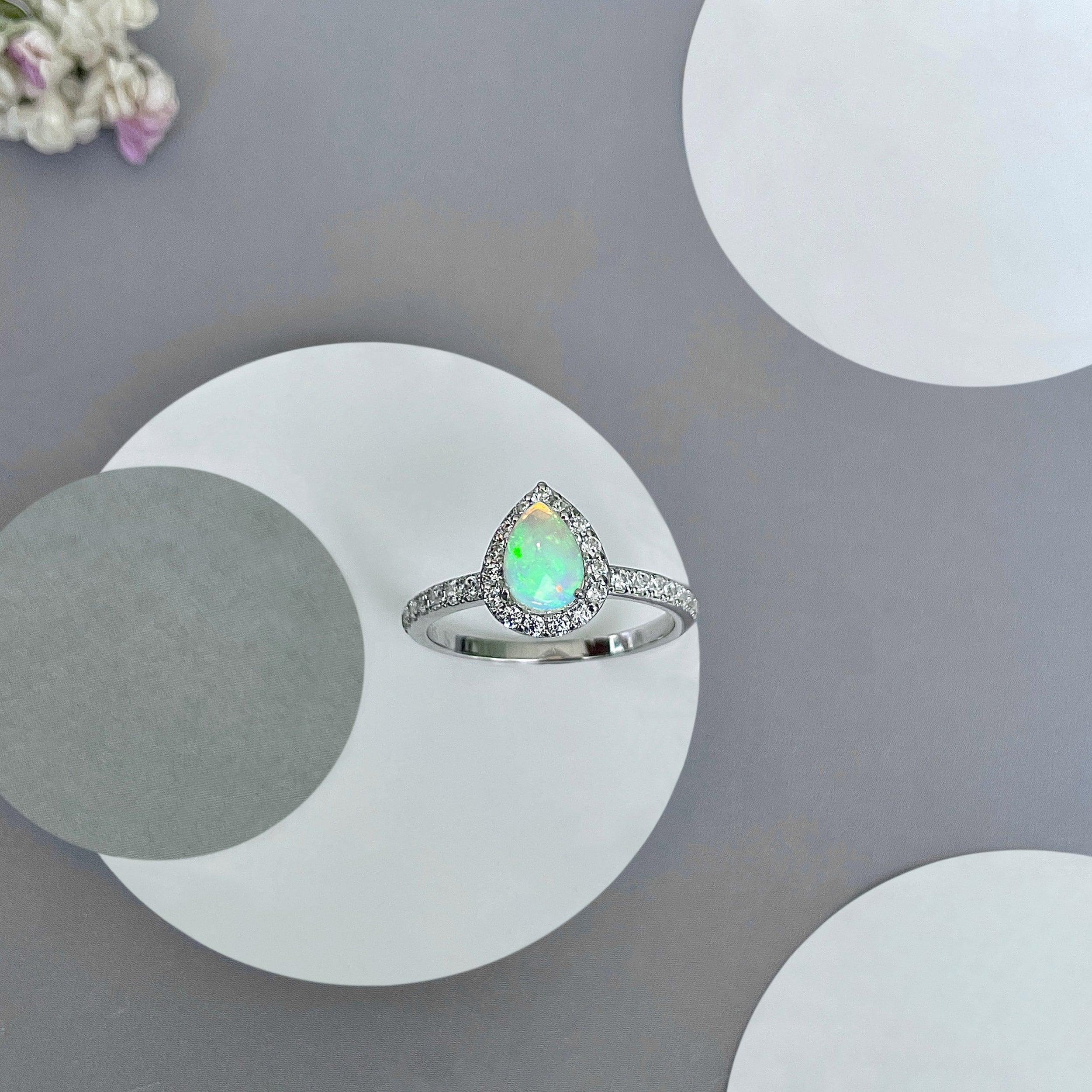Opal Ring-(OPL-SR-40-W.)