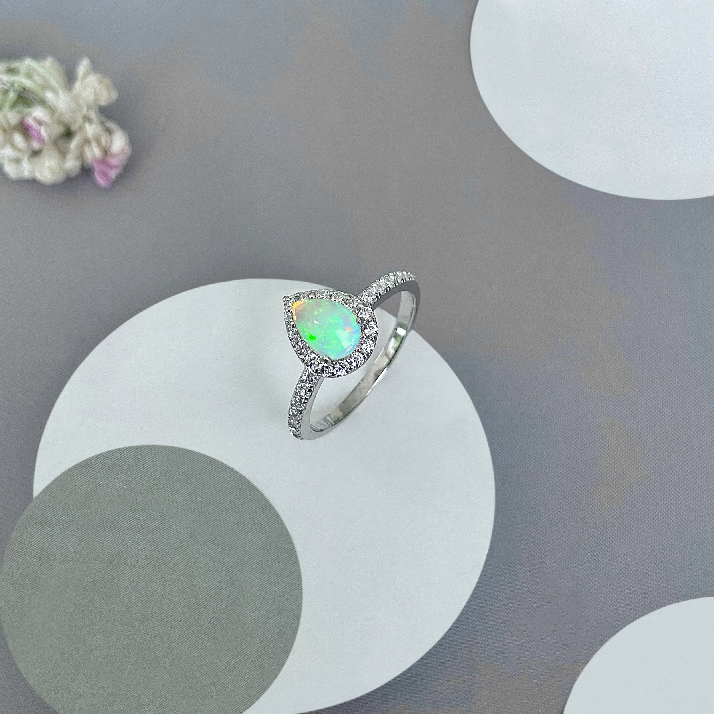 Opal Ring-(OPL-SR-40-W.)