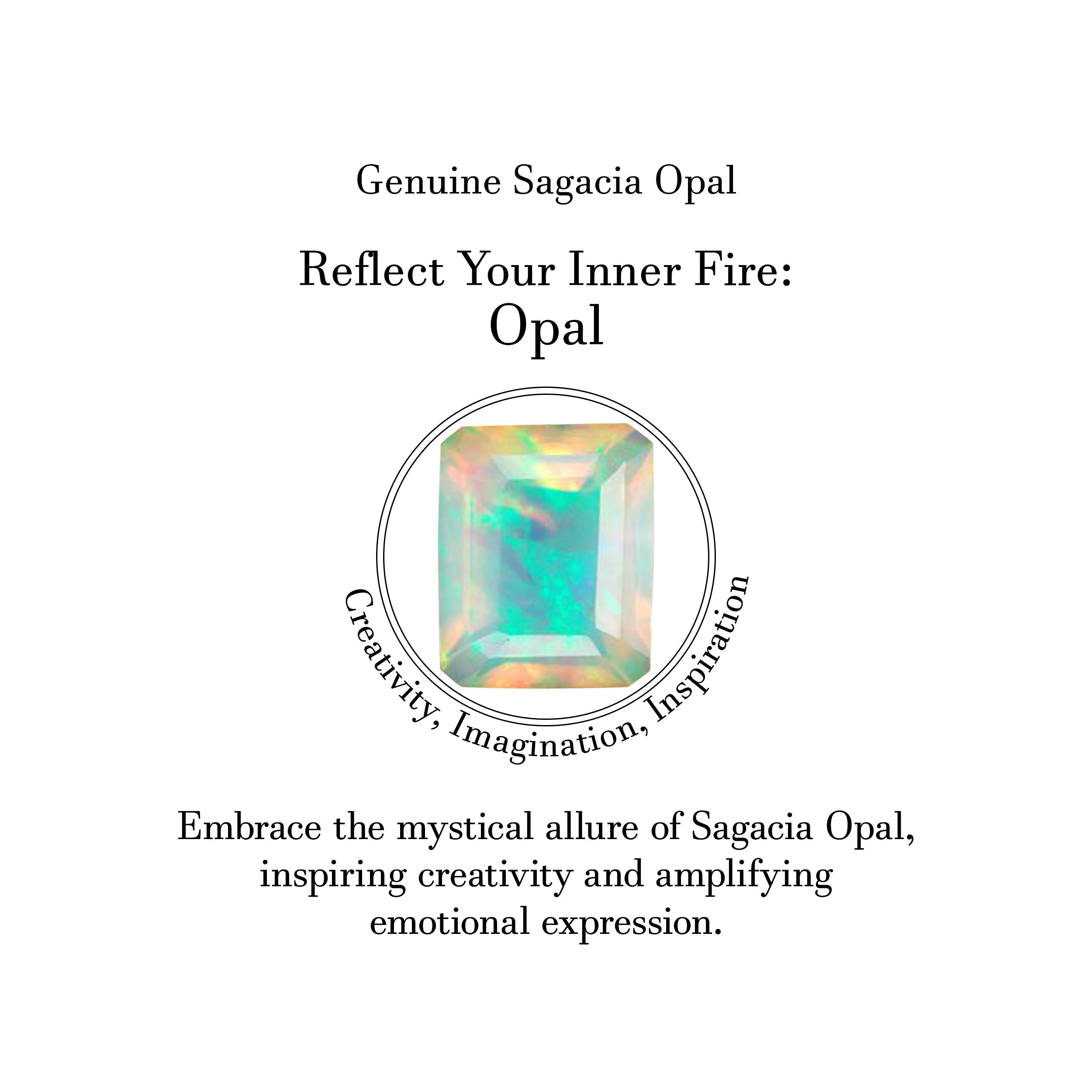 Opal & White Topaz Ring-(OPL-RDR-1787.)
