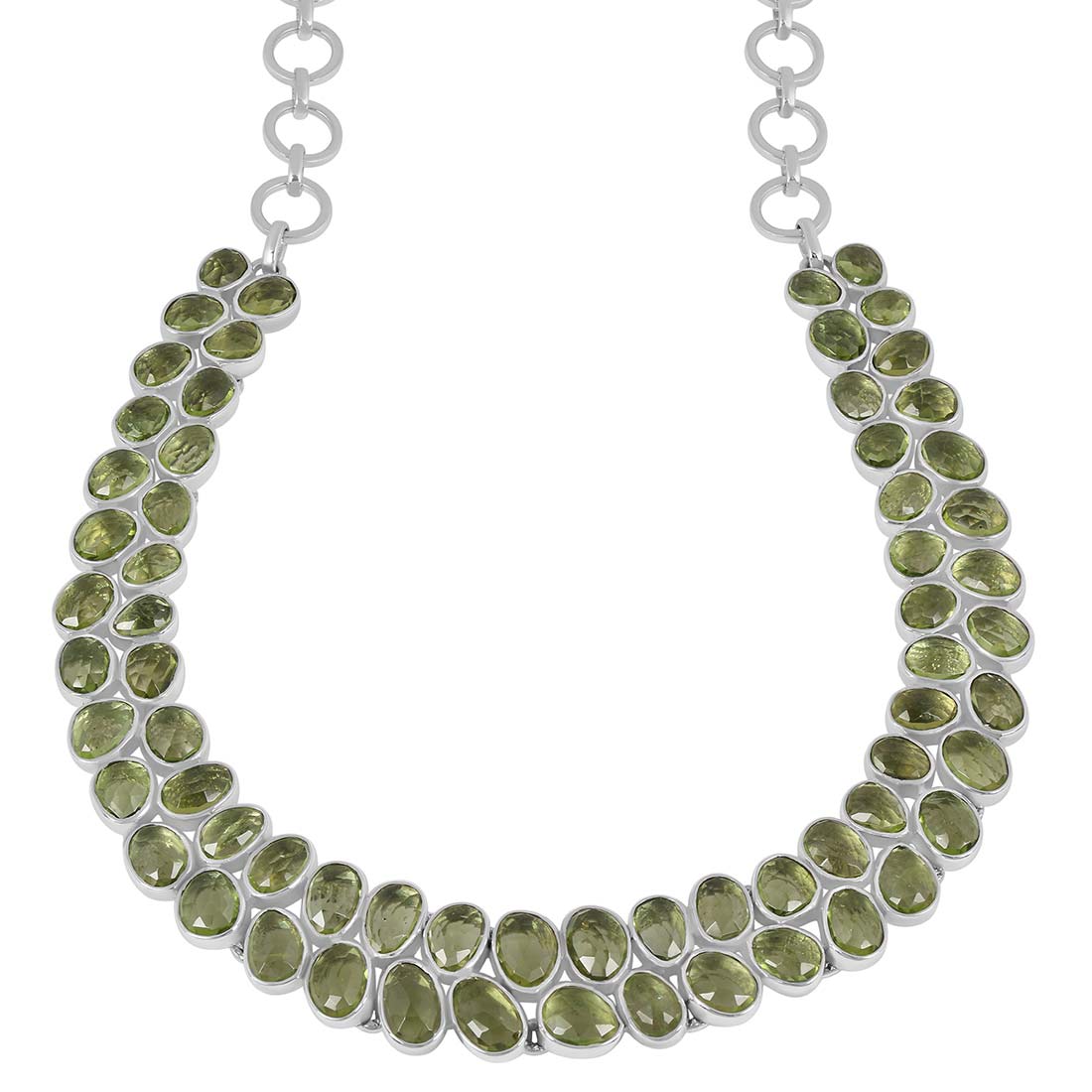 Peridot Necklace-(PER-N-1.)