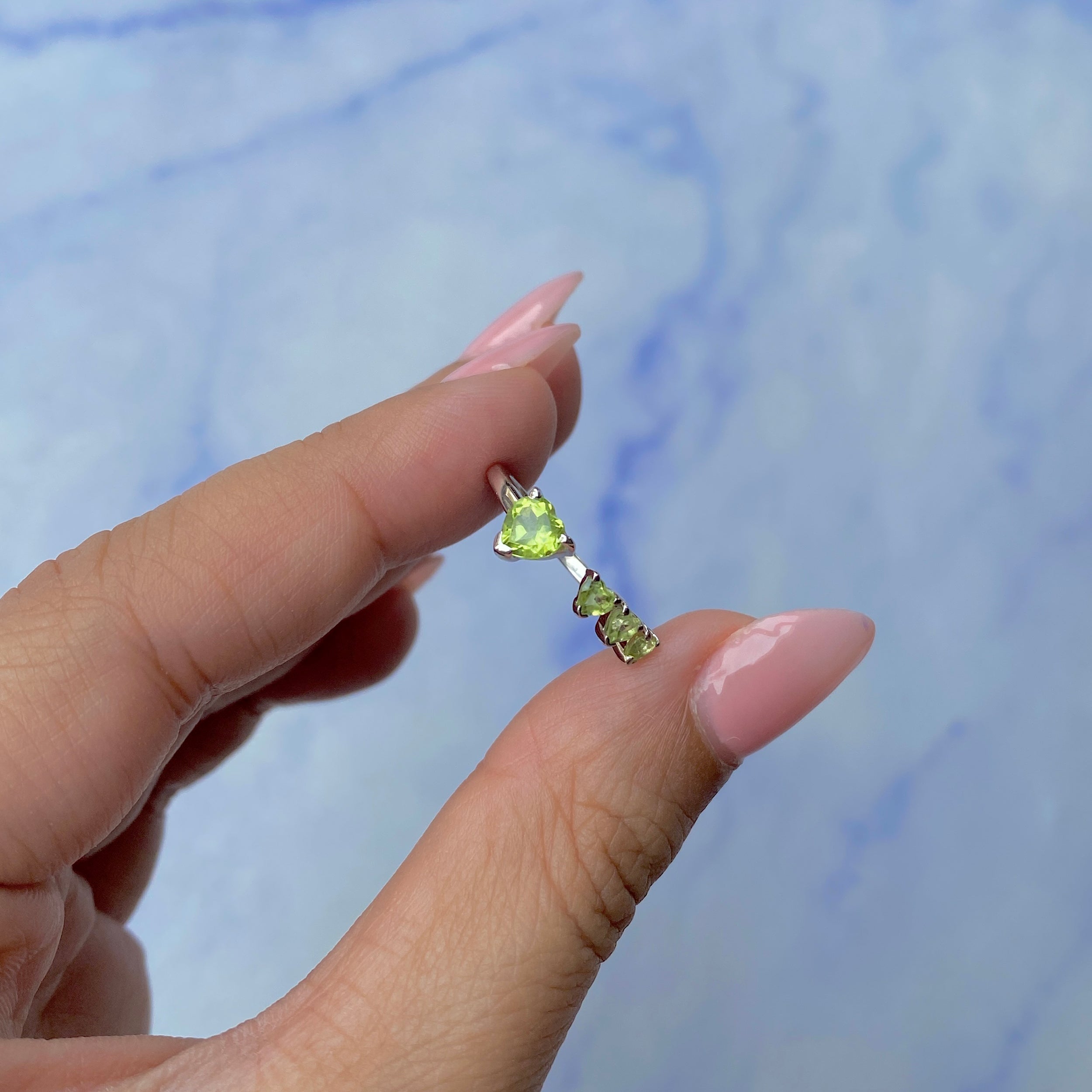 Peridot Ring-(PER-SR-2747.)
