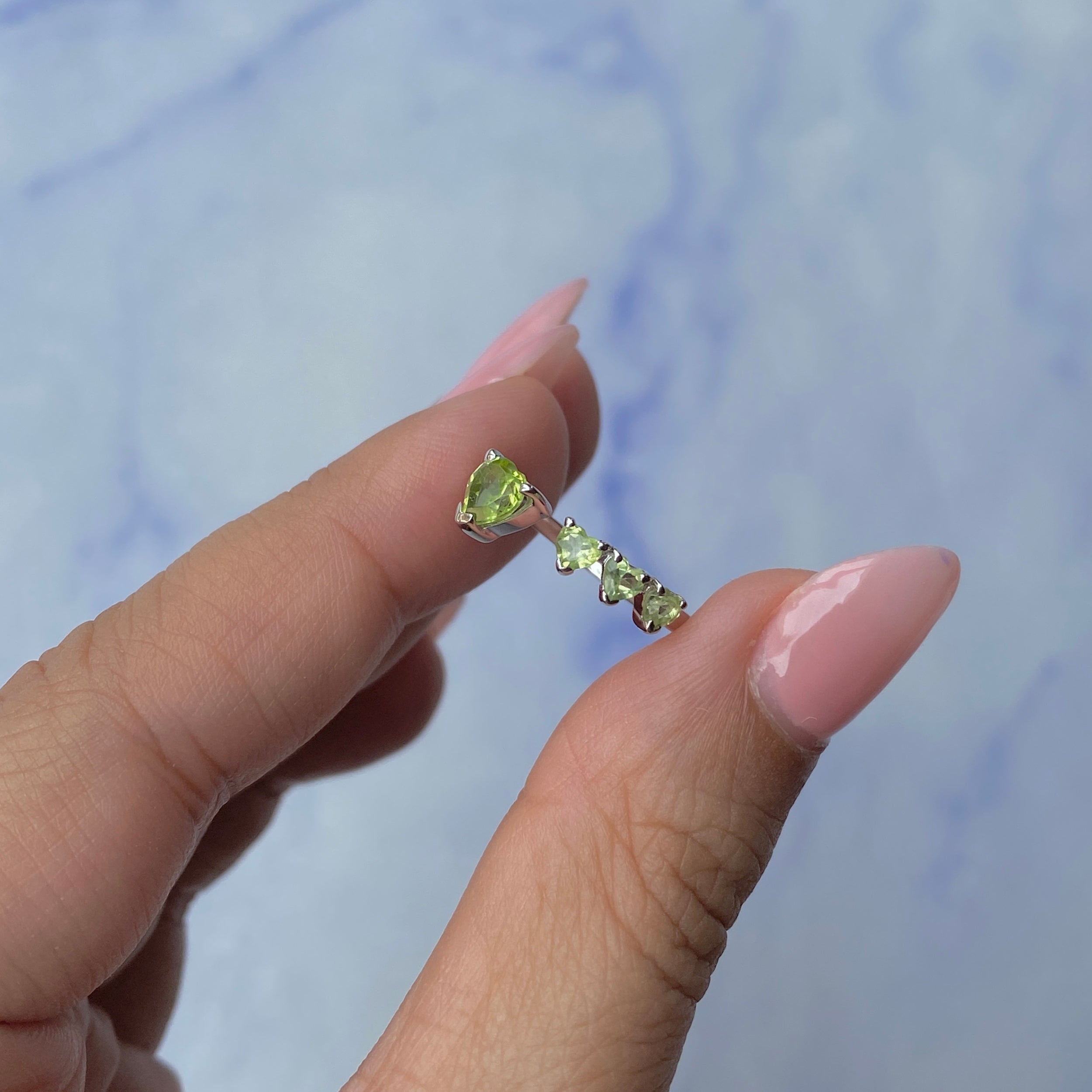 Peridot Ring-(PER-SR-2747.)