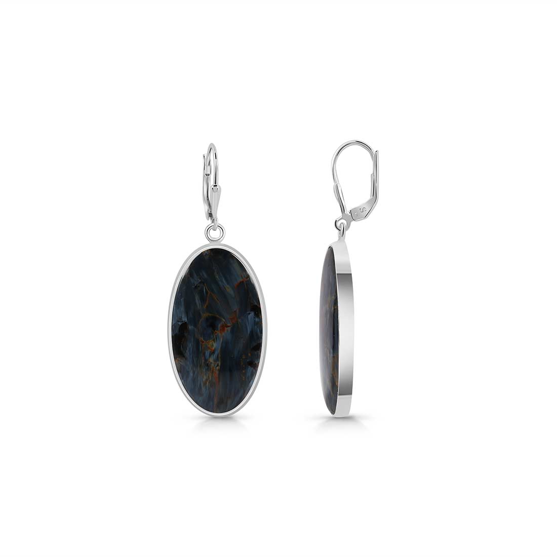 Pietersite Earring-(PIT-E-2.)