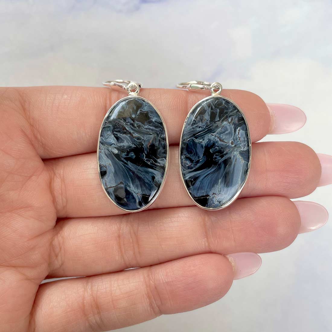 Pietersite Earring-(PIT-E-20.)