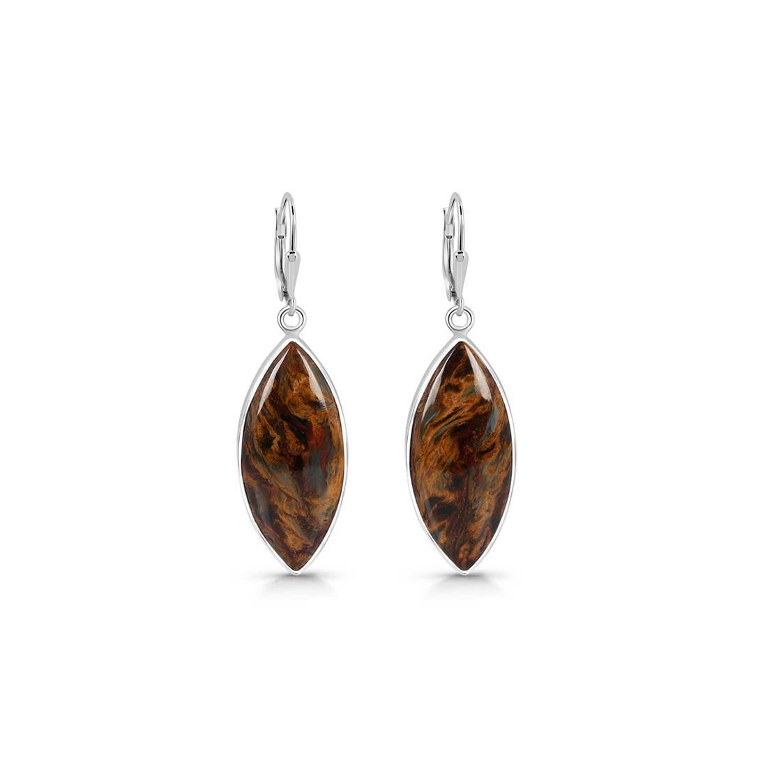 Pietersite Earring-(PIT-E-22.)