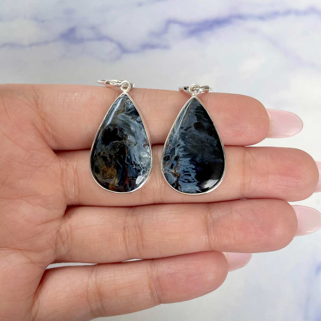 Pietersite Earring-(PIT-E-26.)