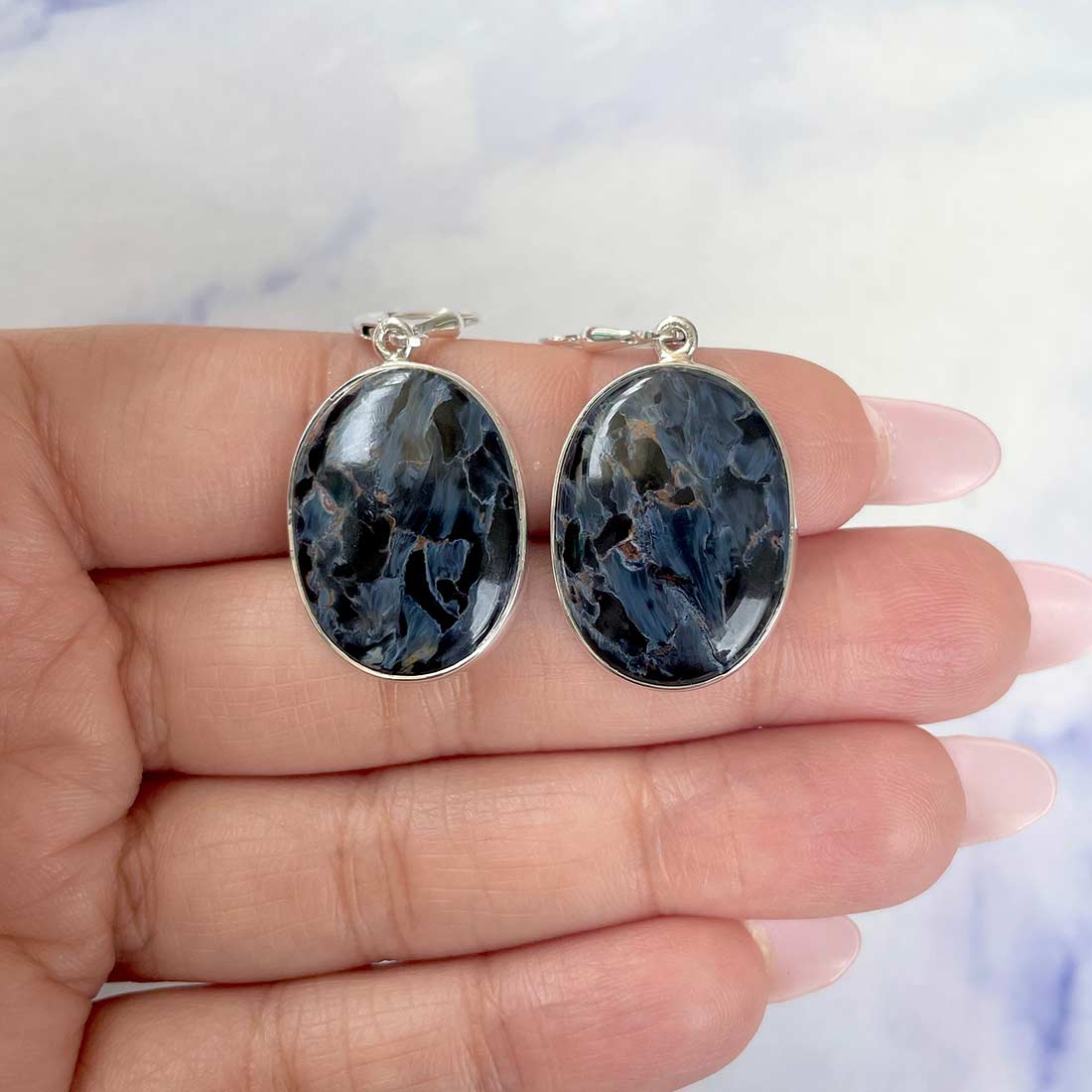 Pietersite Earring-(PIT-E-34.)