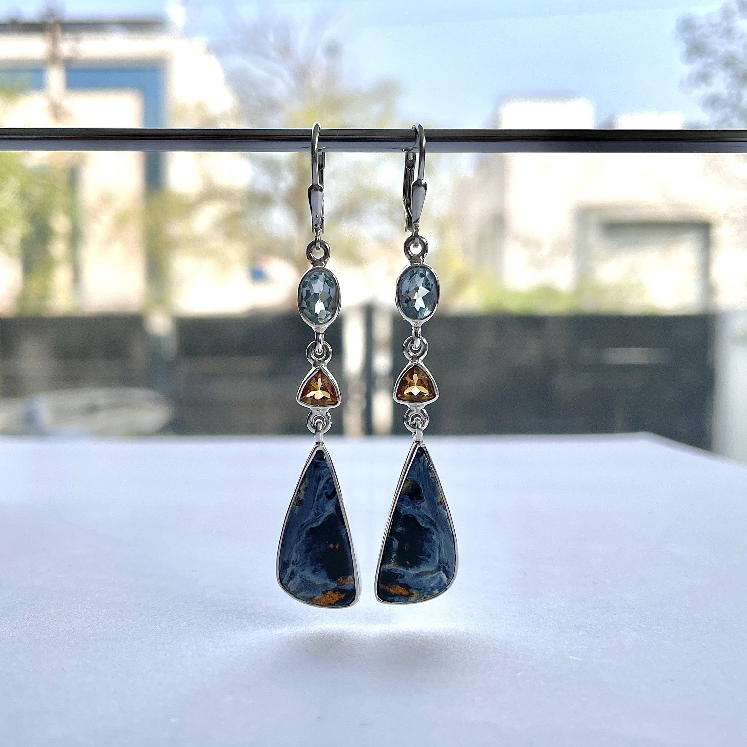 Pietersite Earring-(PIT-E-70.)