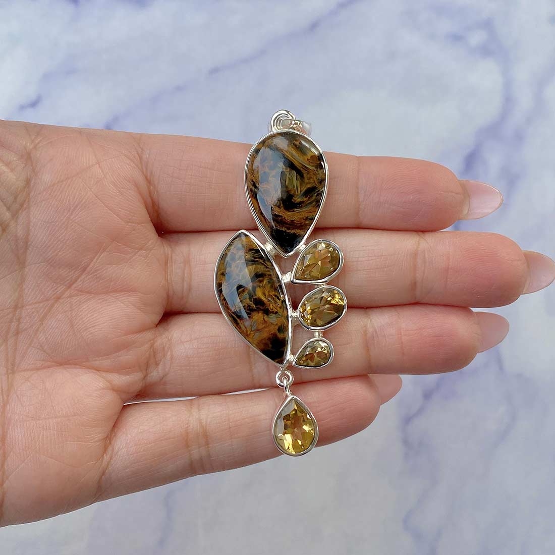 Pietersite Pendant-(PIT-P-37.)