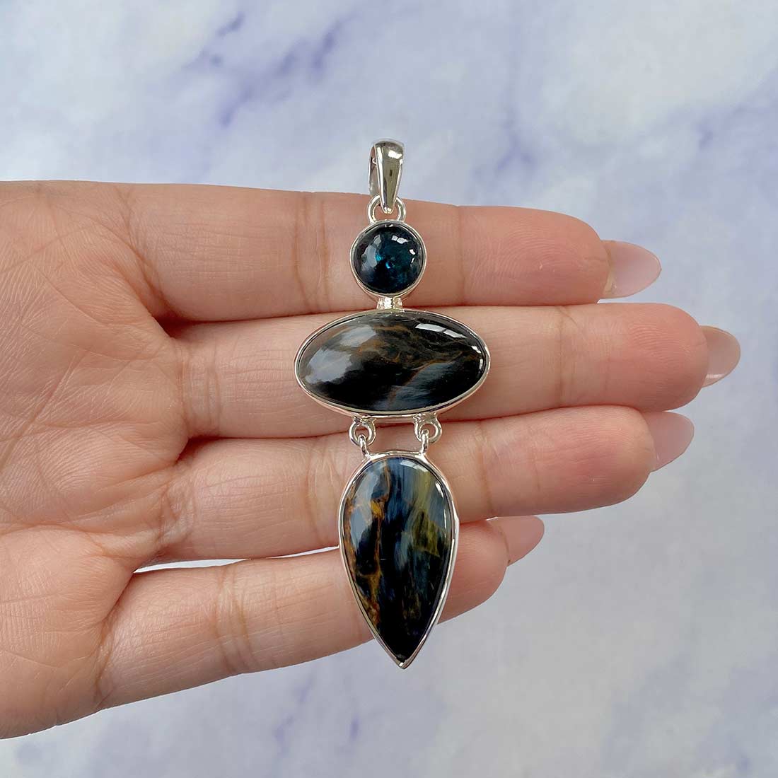 Pietersite Pendant-(PIT-P-38.)