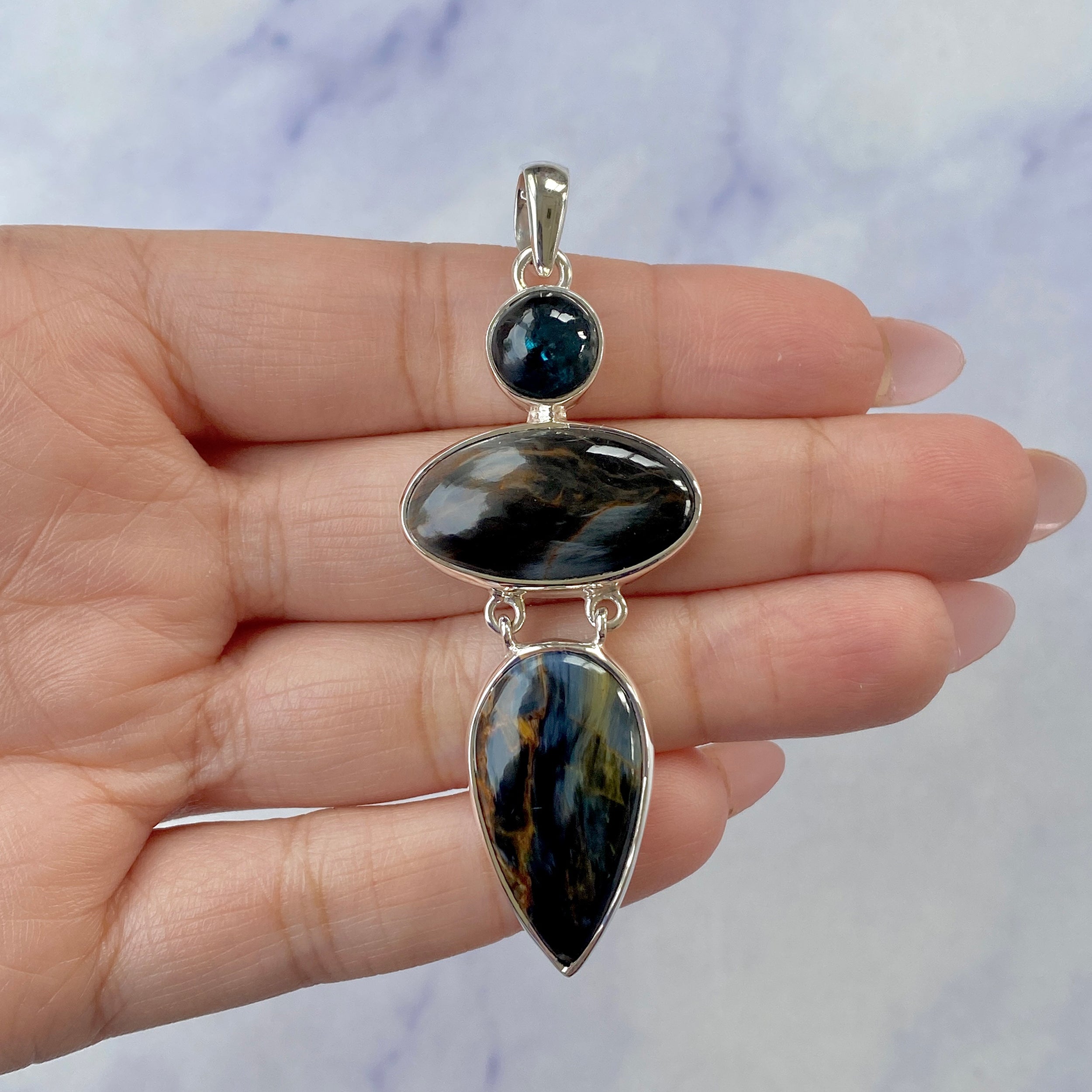Pietersite Pendant-(PIT-P-38.)