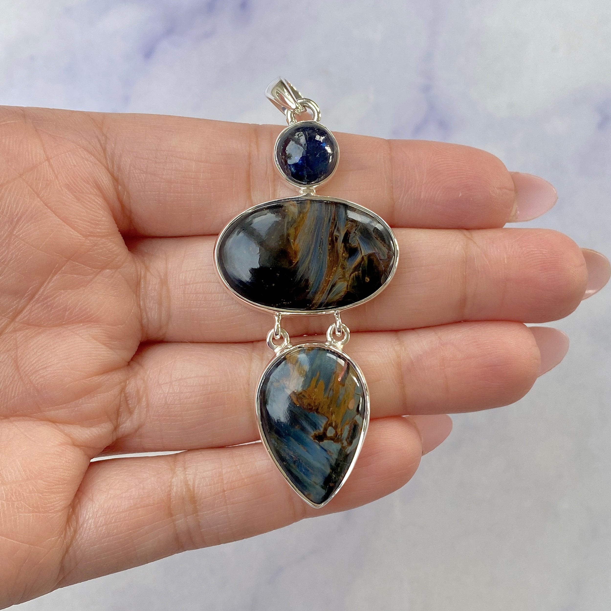 Pietersite Pendant-(PIT-P-40.)