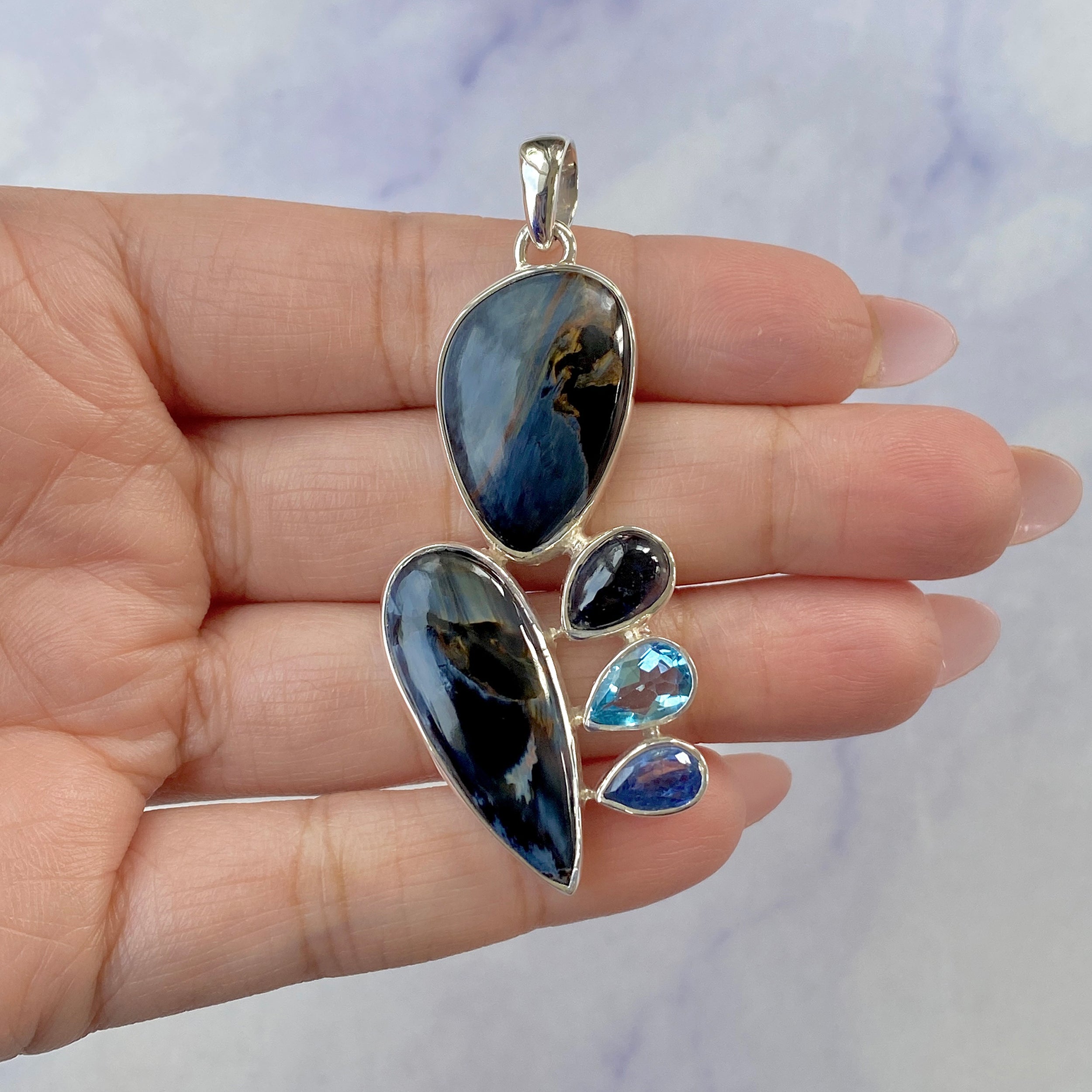 Pietersite Pendant-(PIT-P-42.)
