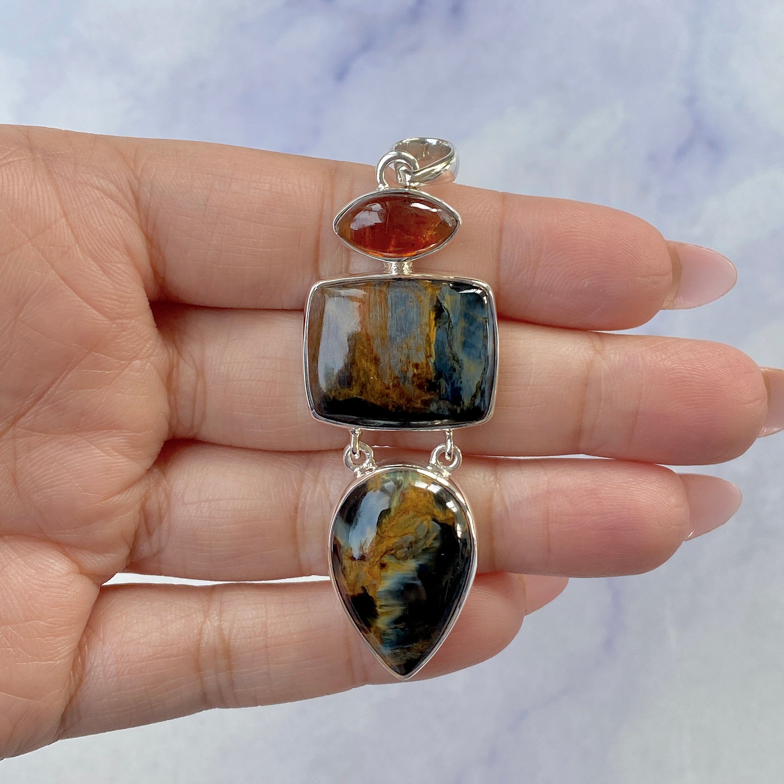 Pietersite Pendant-(PIT-P-51.)