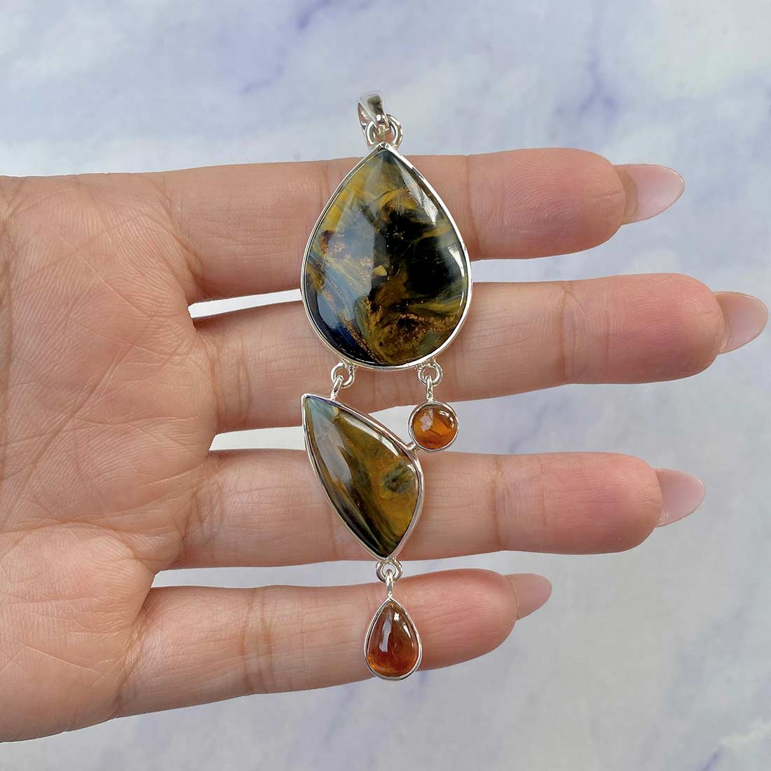 Pietersite Pendant-(PIT-P-52.)