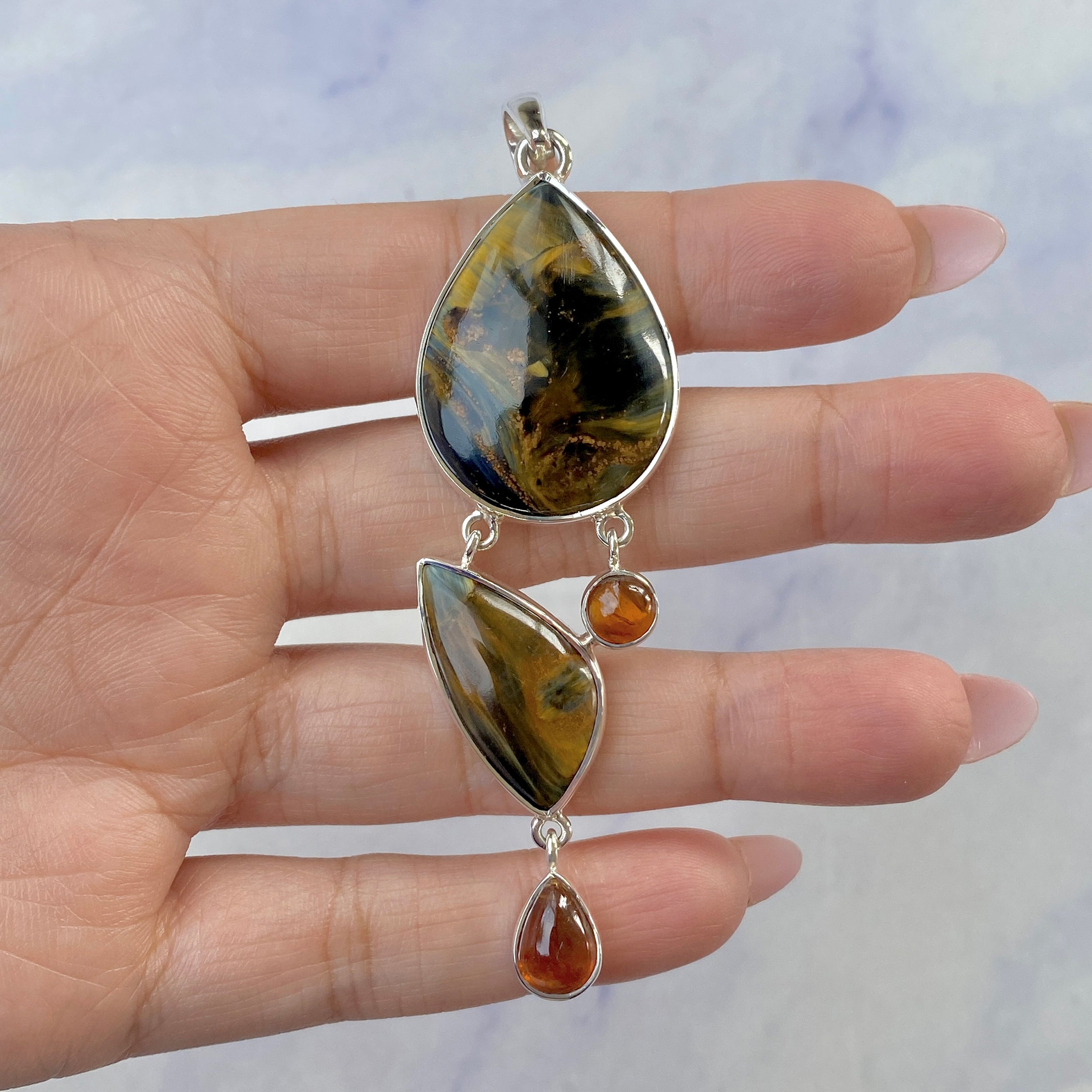 Pietersite Pendant-(PIT-P-52.)