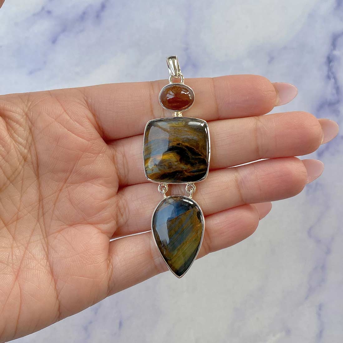 Pietersite Pendant-(PIT-P-55.)