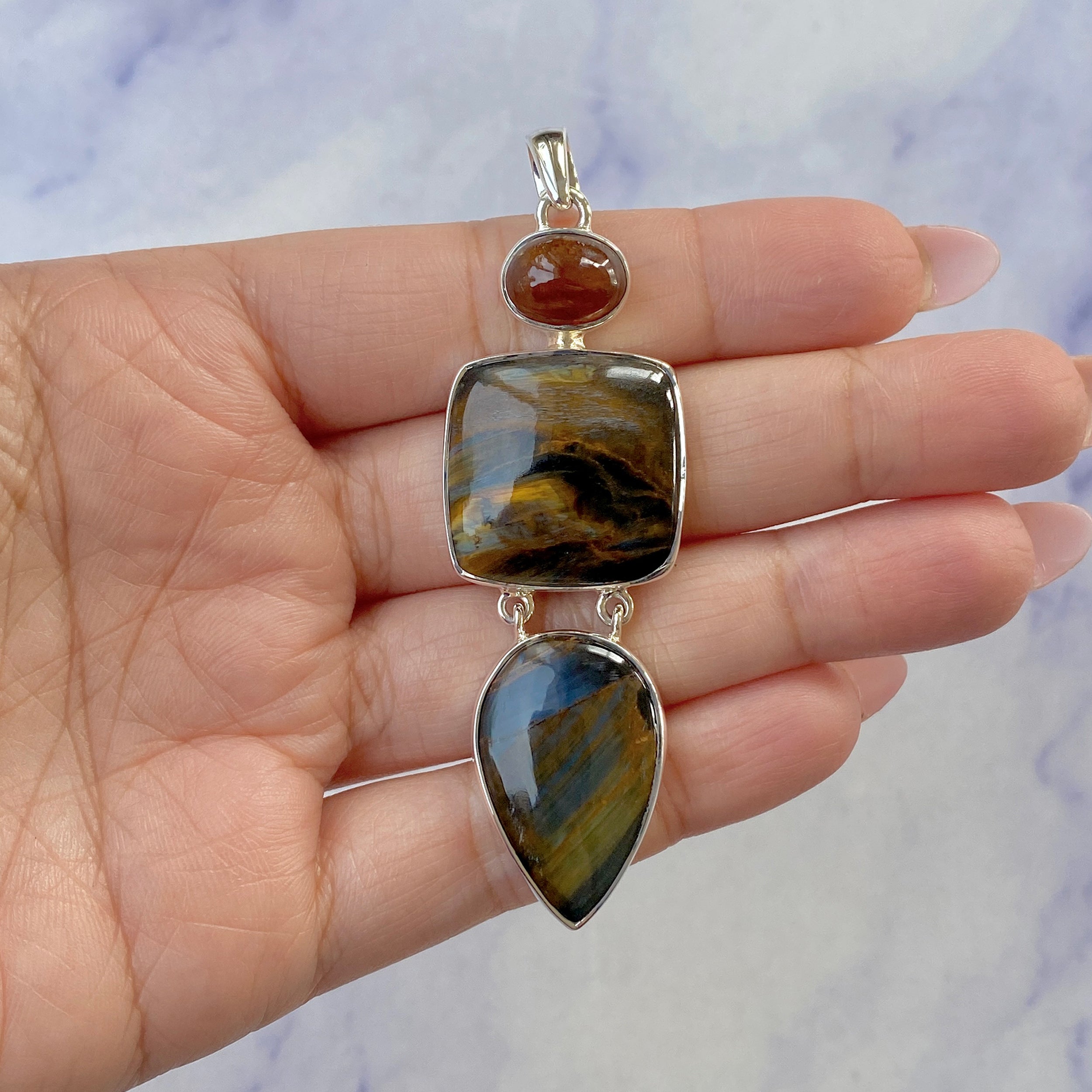 Pietersite Pendant-(PIT-P-55.)