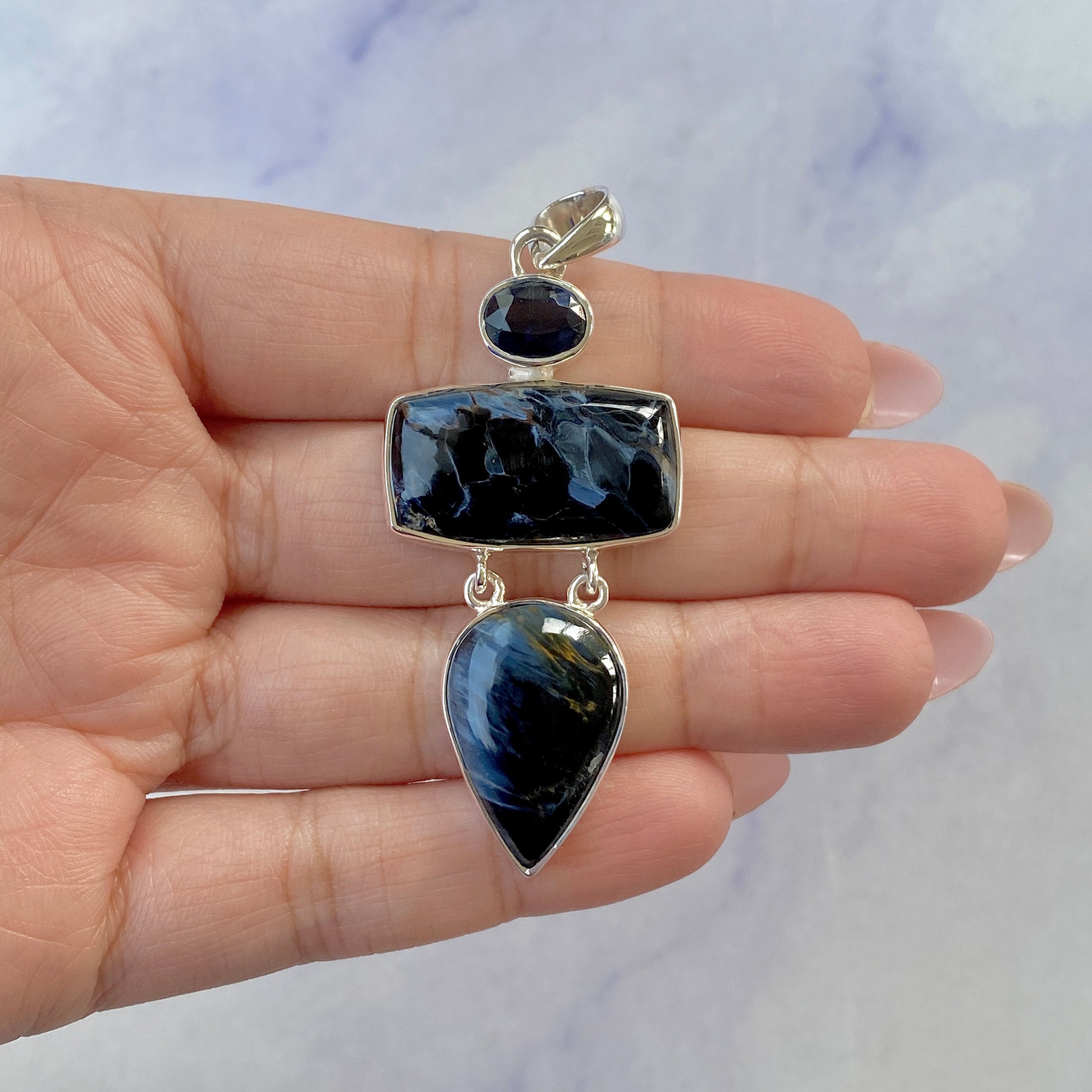 Pietersite Pendant-(PIT-P-57.)