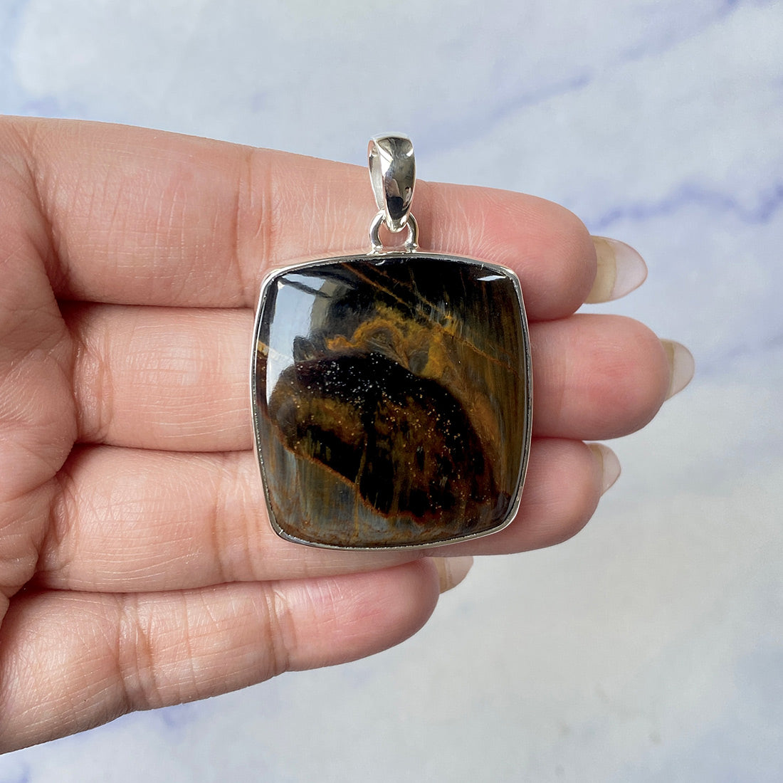 Pietersite Pendant-(PIT-P-75.)
