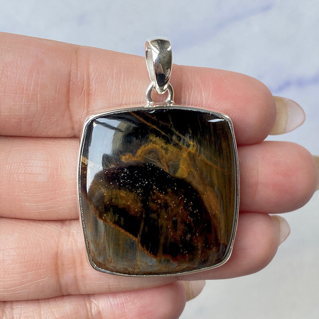 Pietersite Pendant-(PIT-P-75.)