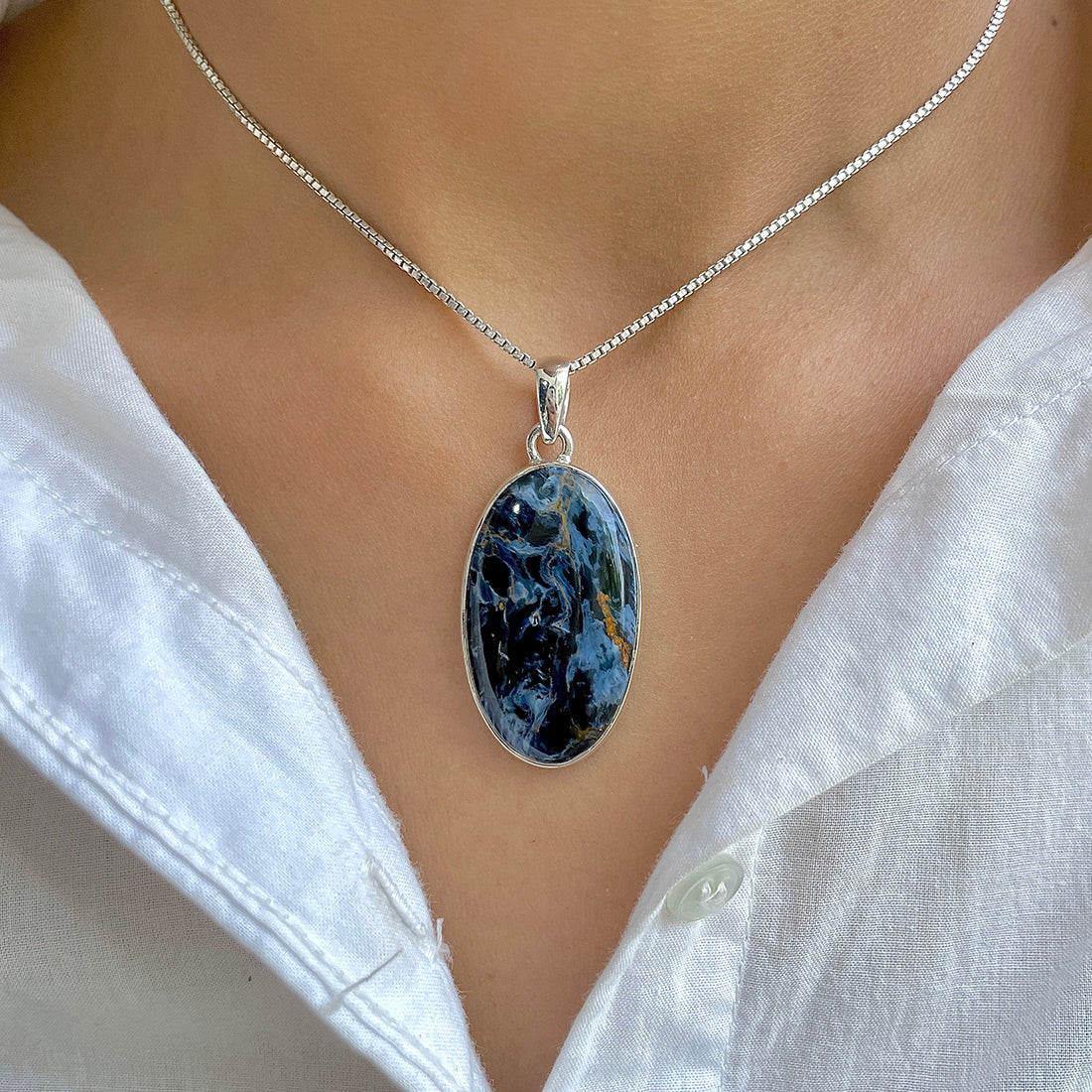 Pietersite Pendant-(PIT-P-80.)