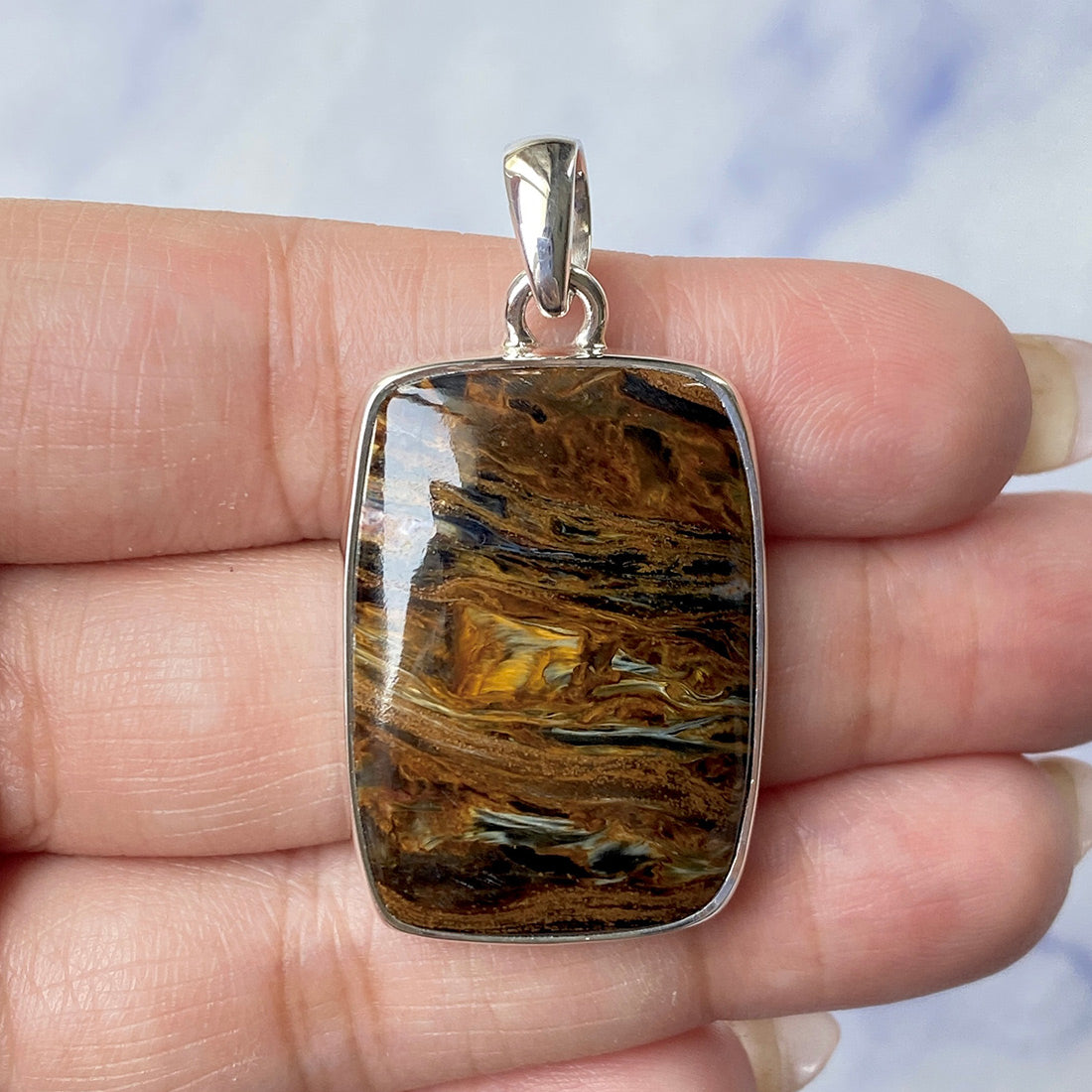 Pietersite Pendant-(PIT-P-85.)