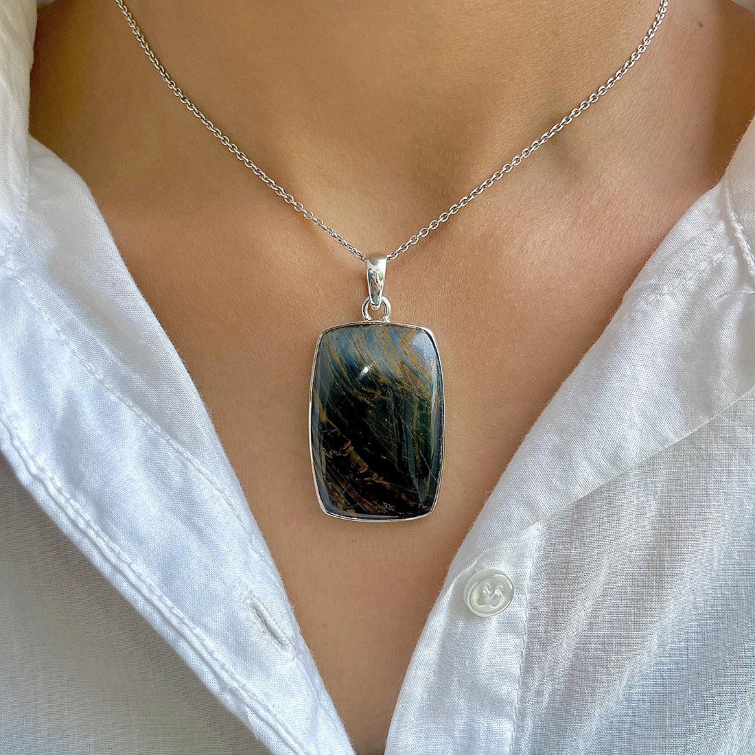 Pietersite Pendant-(PIT-P-89.)