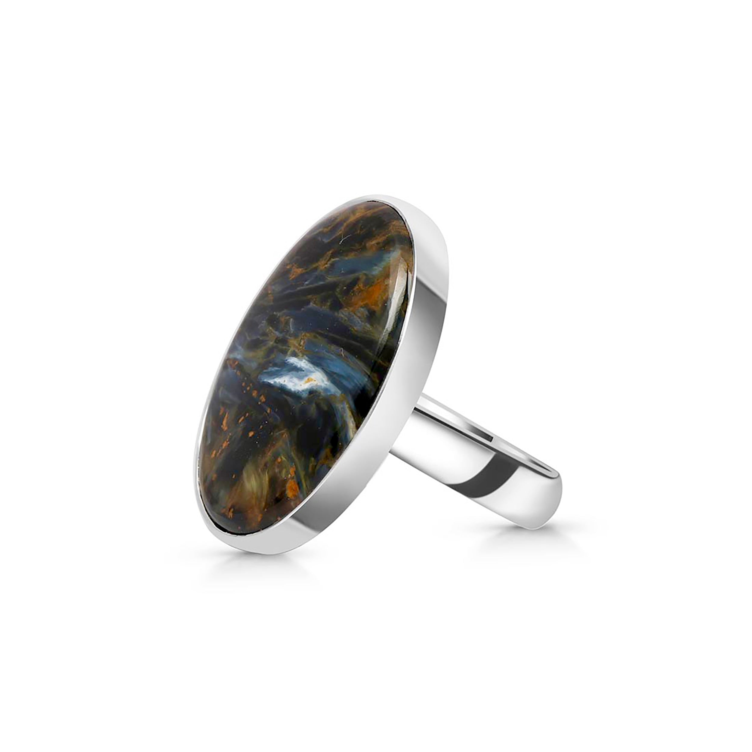 Pietersite Adjustable Ring-(PIT-R-11)