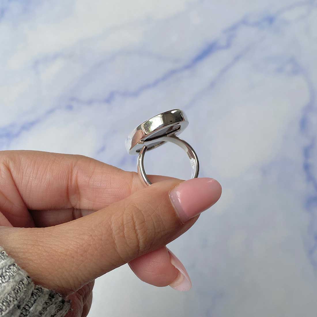 Pietersite Adjustable Ring-(PIT-R-373.)