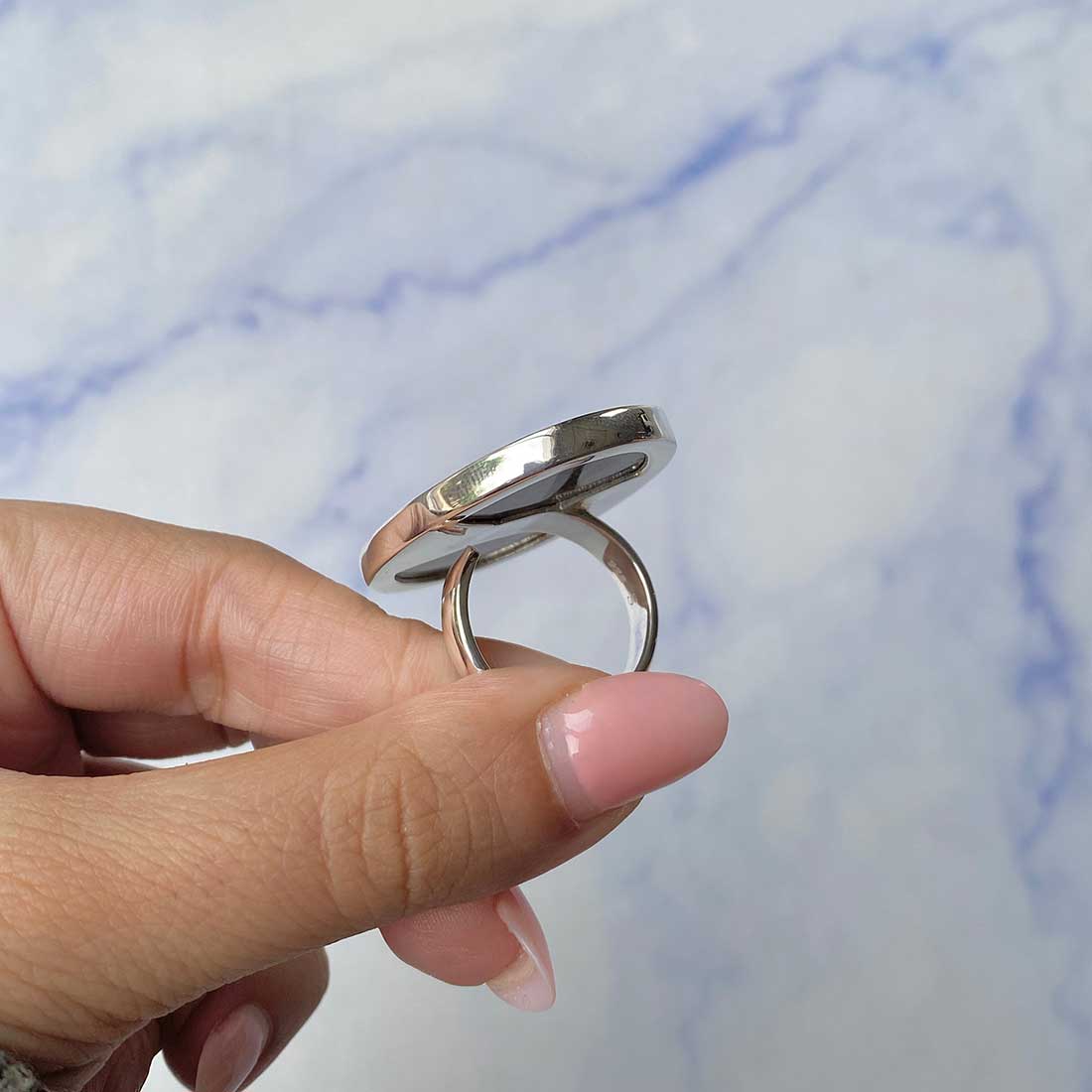 Pietersite Adjustable Ring-(PIT-R-376.)