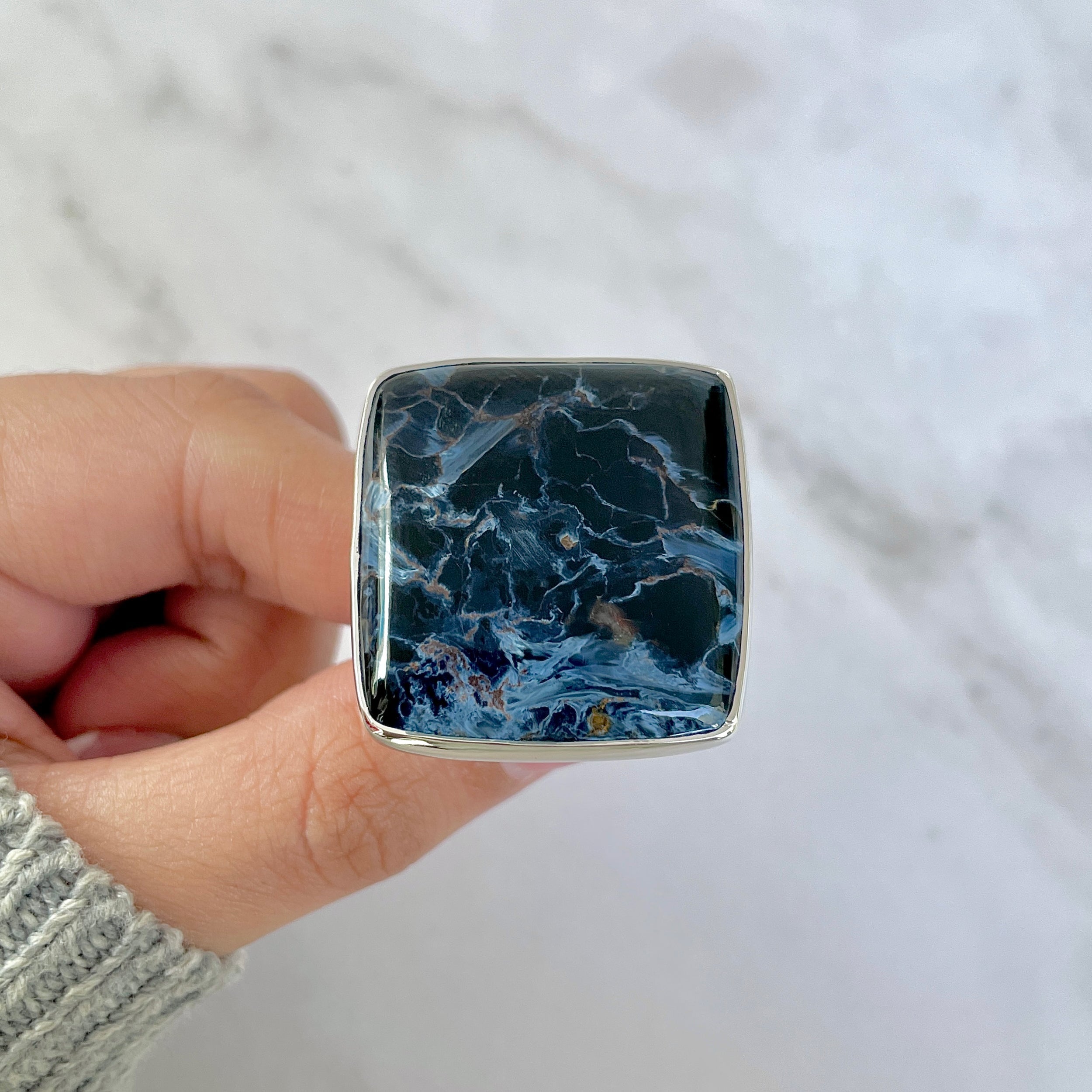 Pietersite Ring-(PIT-R-385.)