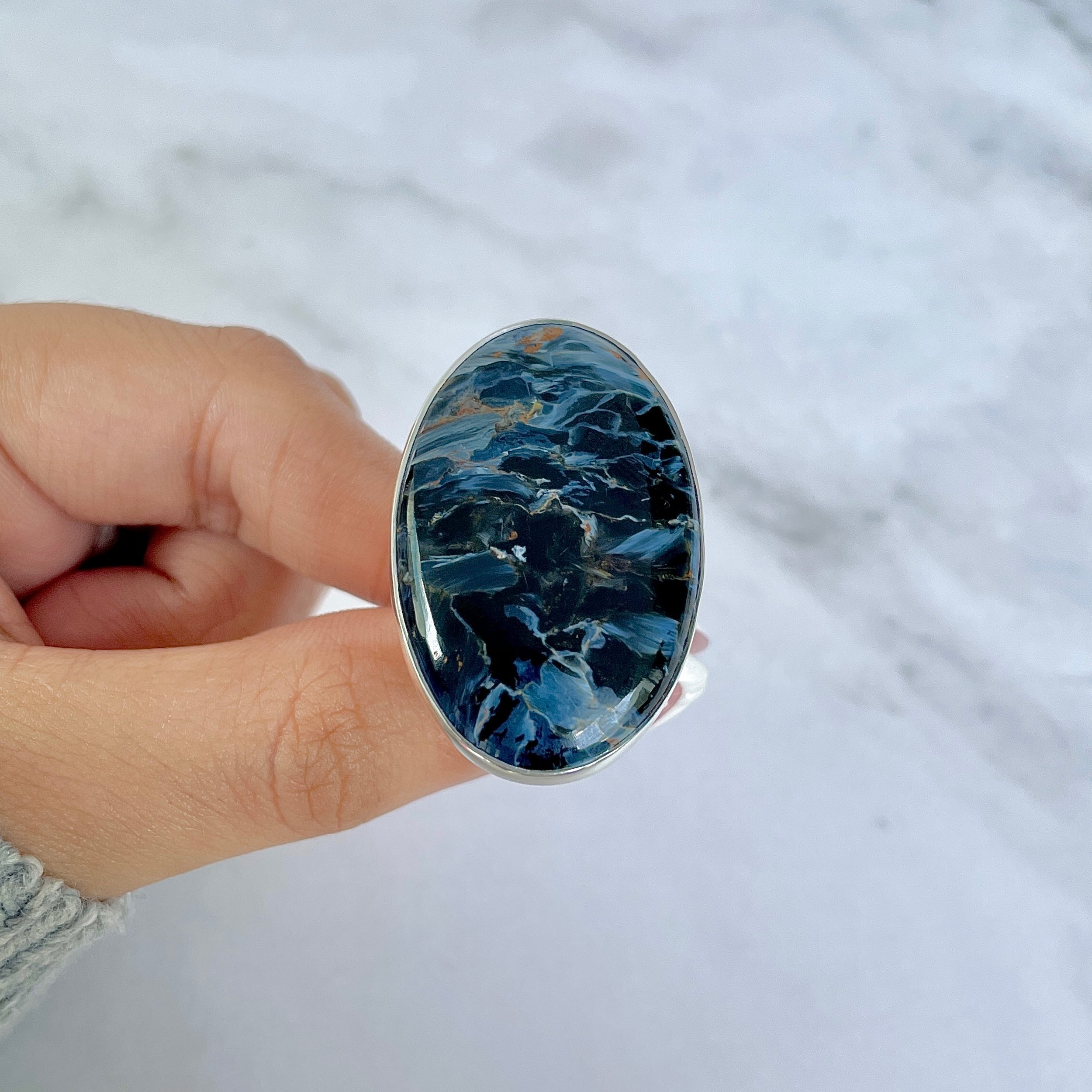 Pietersite Ring-(PIT-R-388.)