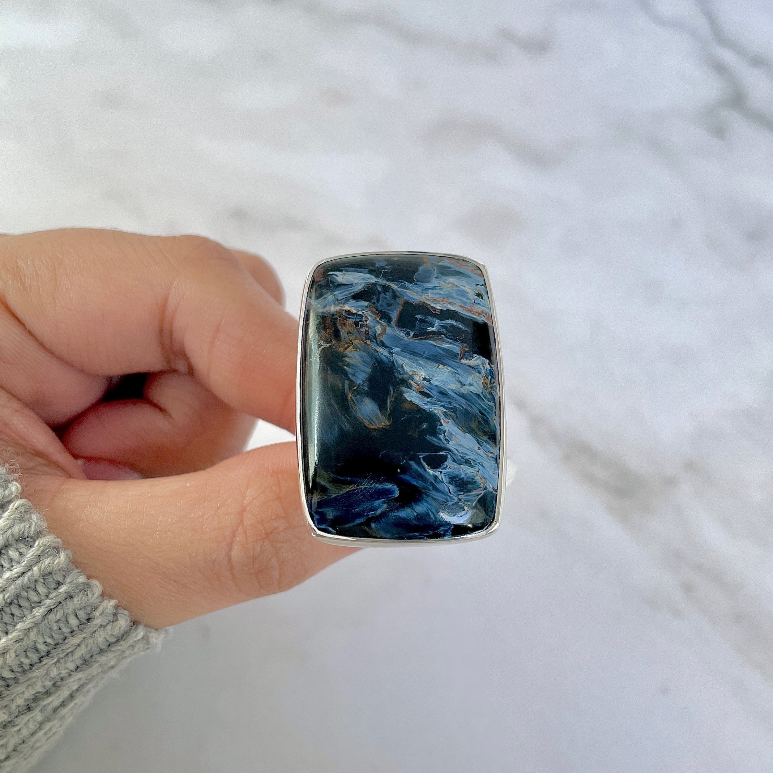 Pietersite Ring-(PIT-R-389.)