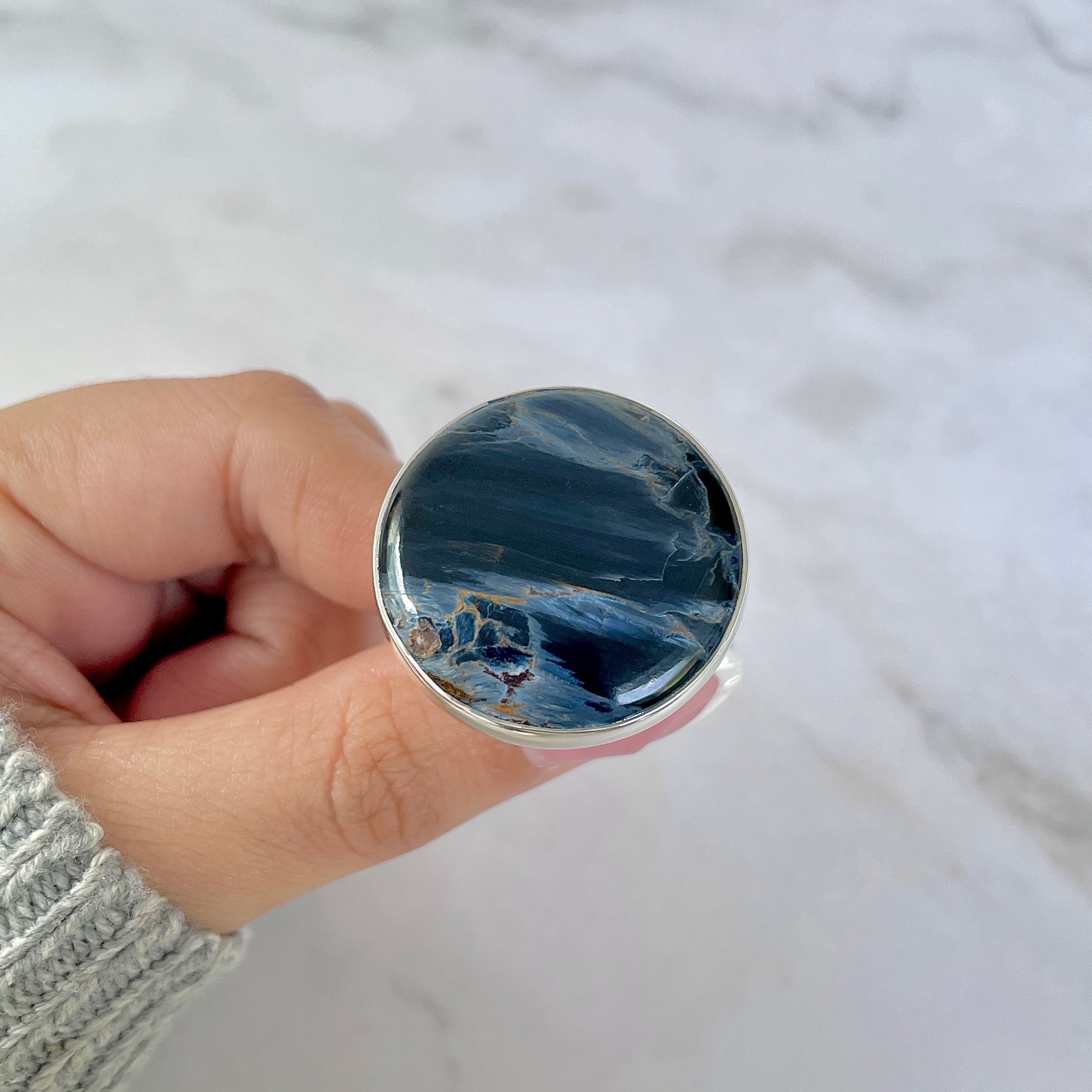 Pietersite Ring-(PIT-R-391.)