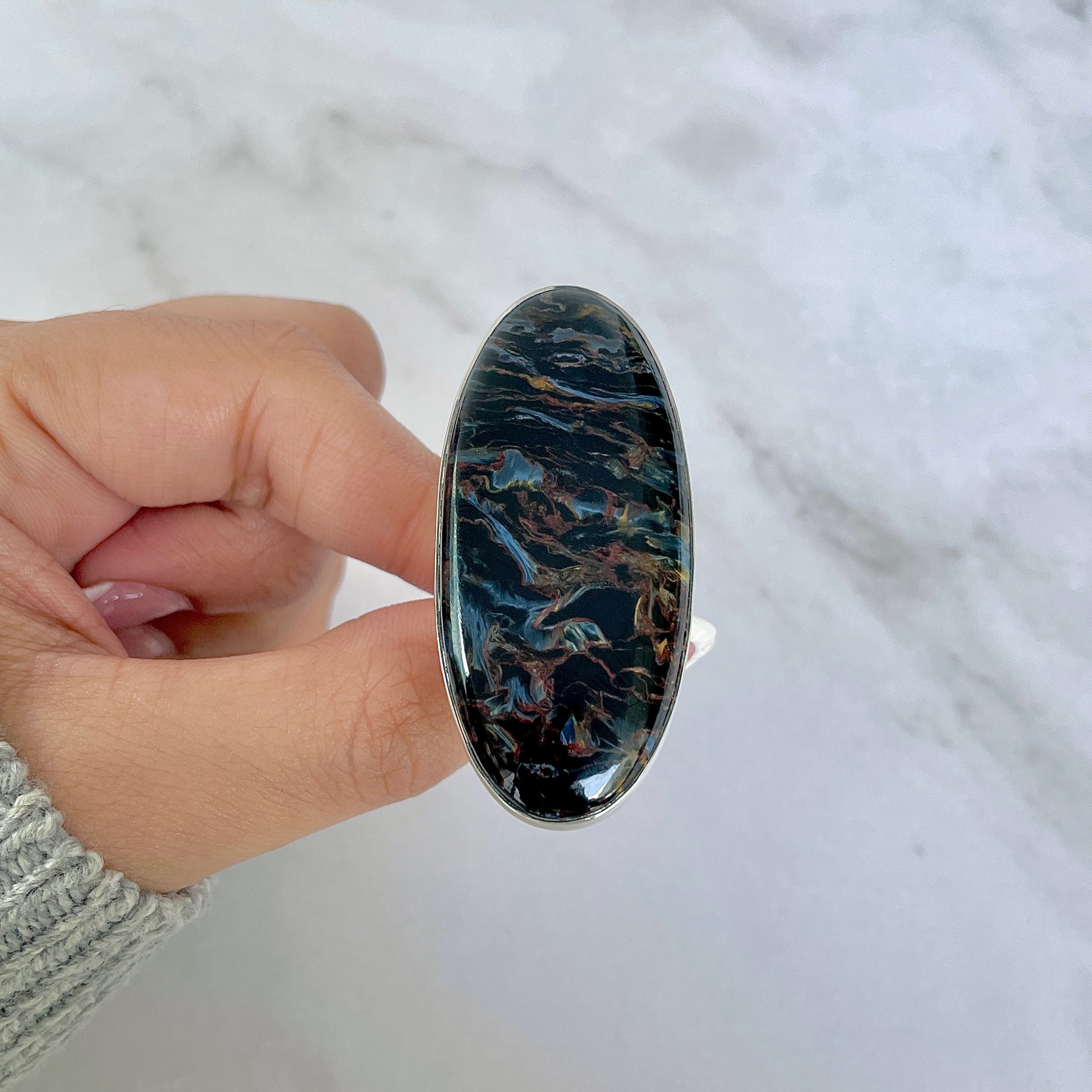 Pietersite Ring-(PIT-R-393.)