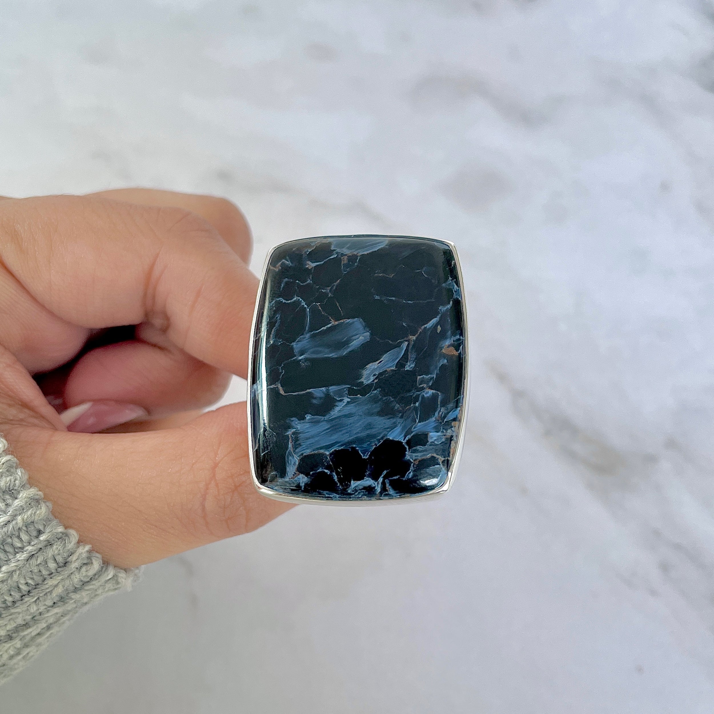 Pietersite Ring-(PIT-R-396.)