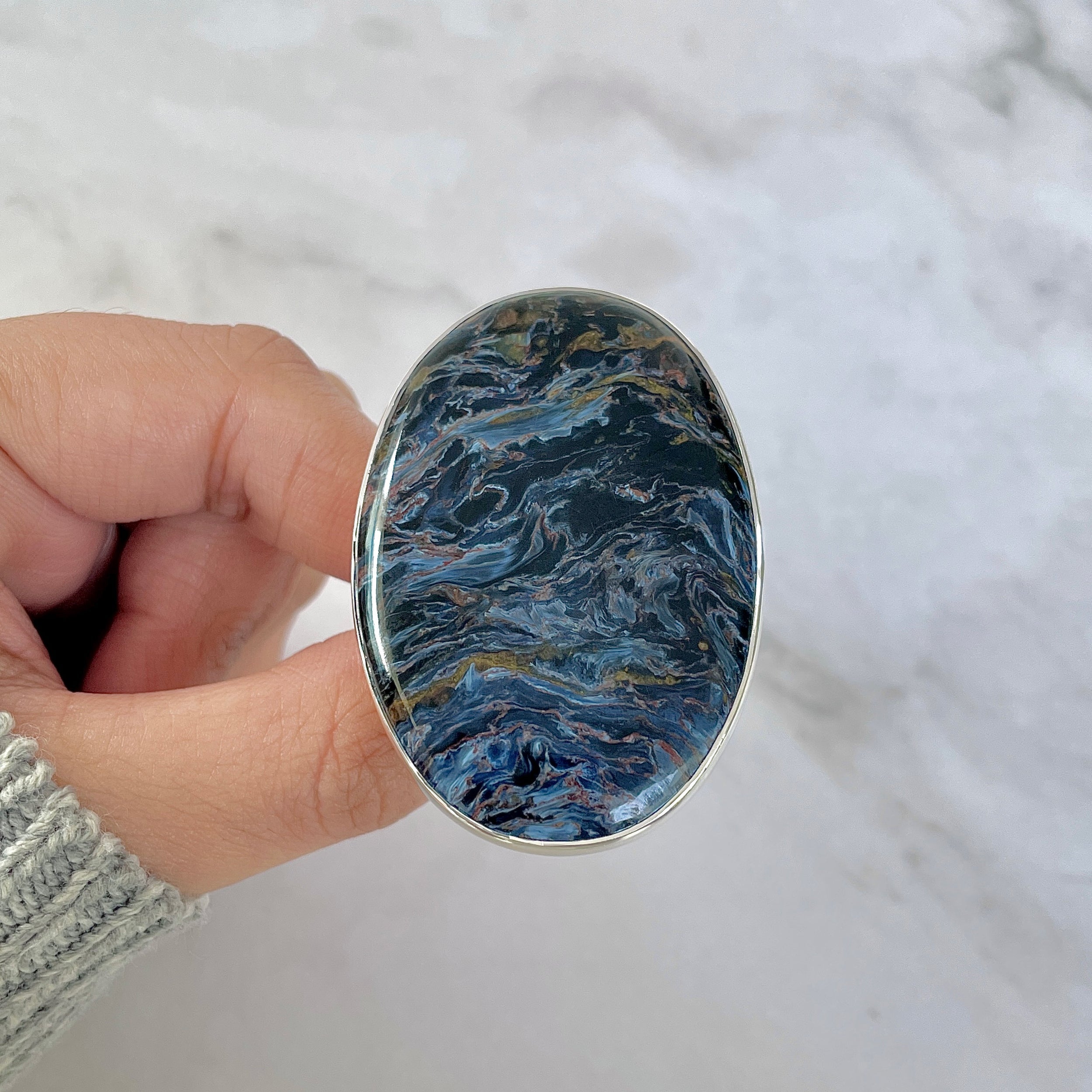 Pietersite Ring-(PIT-R-400.)