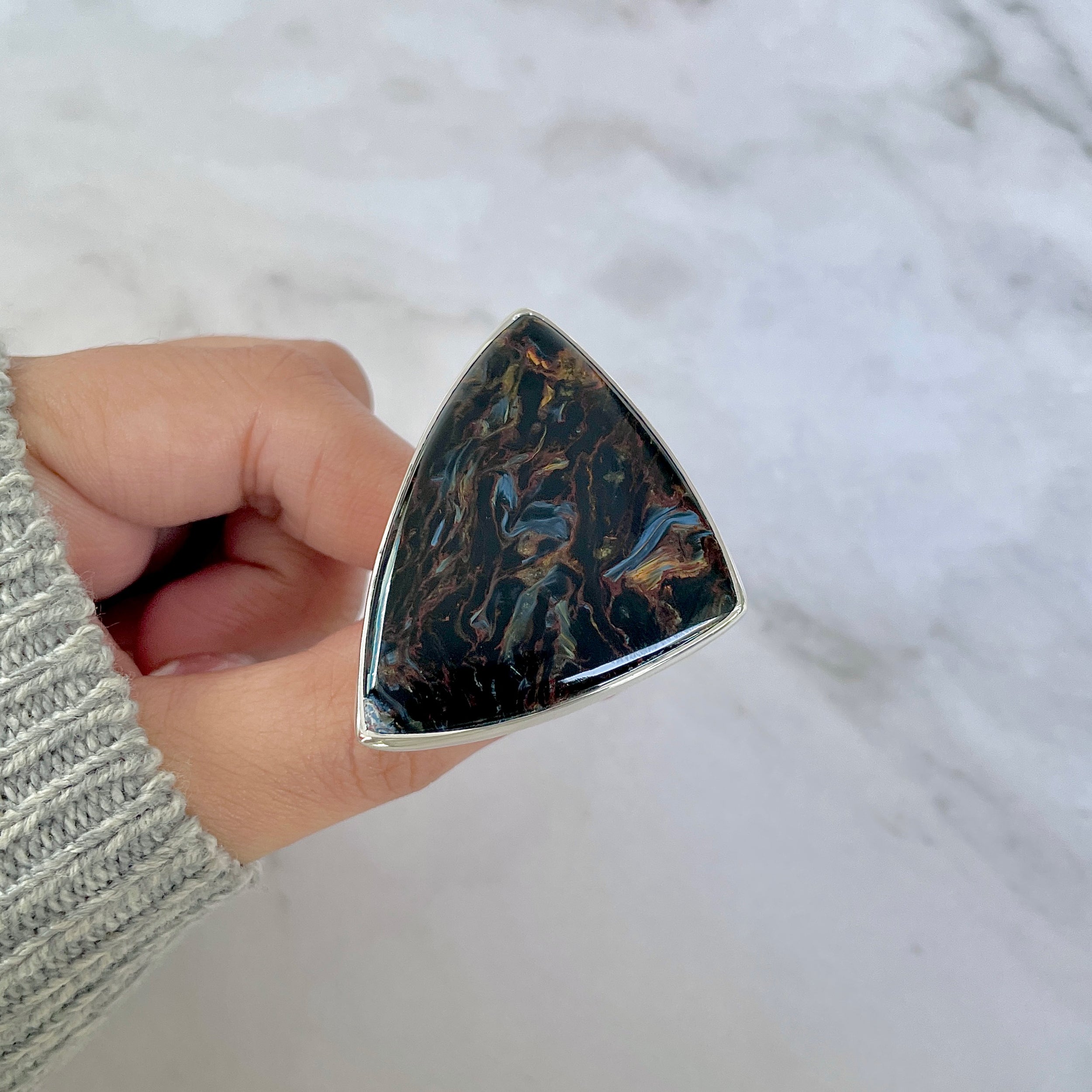 Pietersite Ring-(PIT-R-401.)