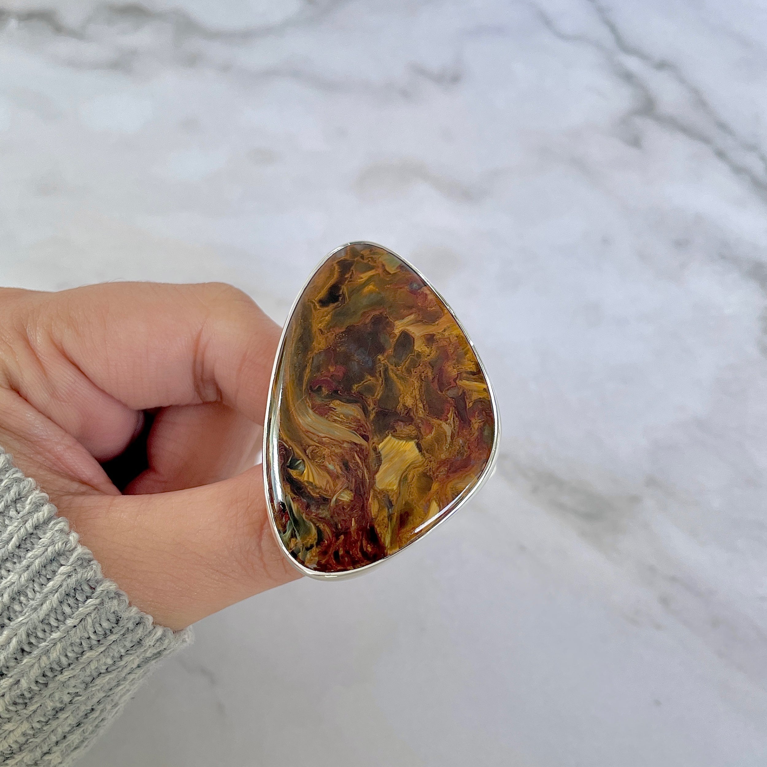 Pietersite Ring-(PIT-R-403.)