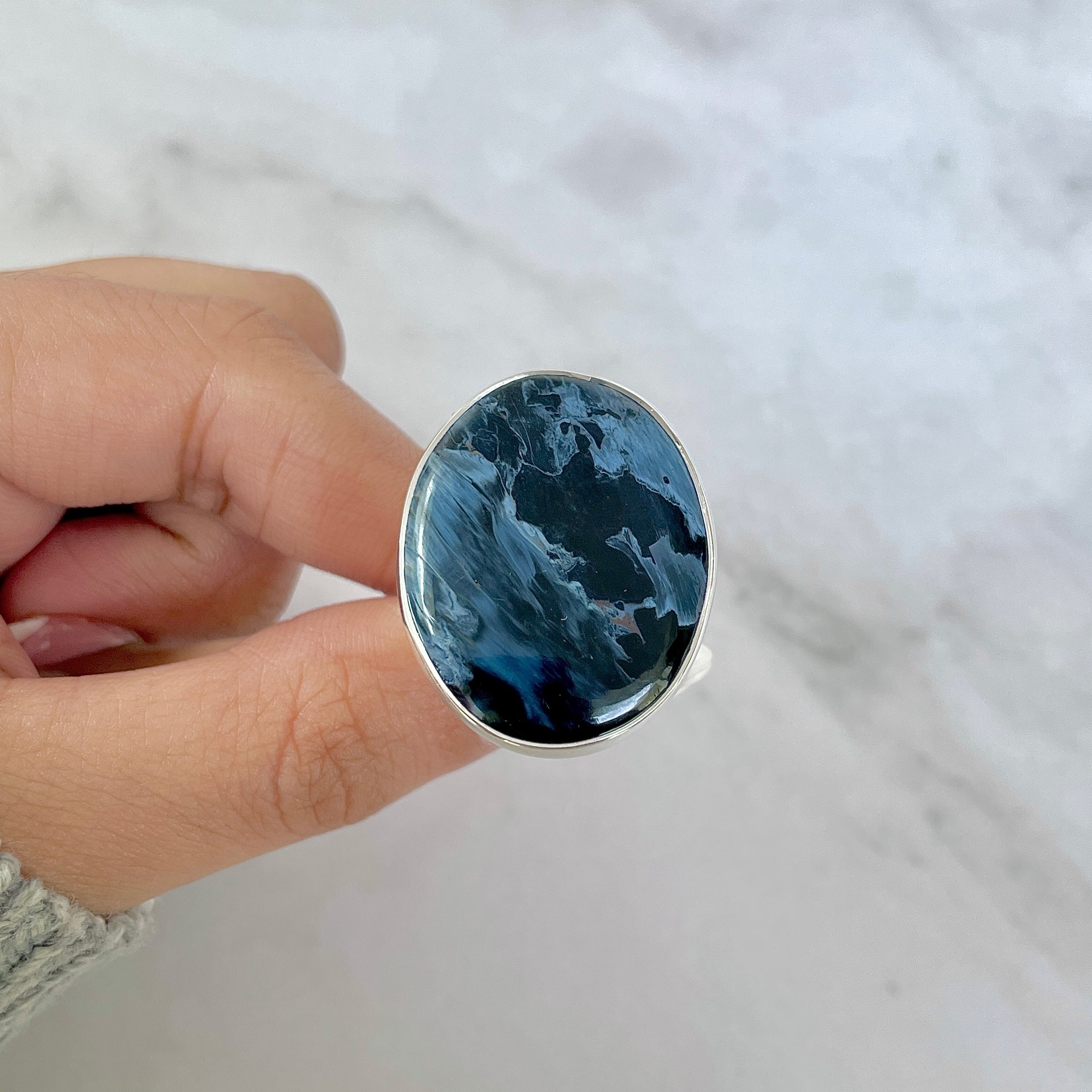 Pietersite Ring-(PIT-R-406.)