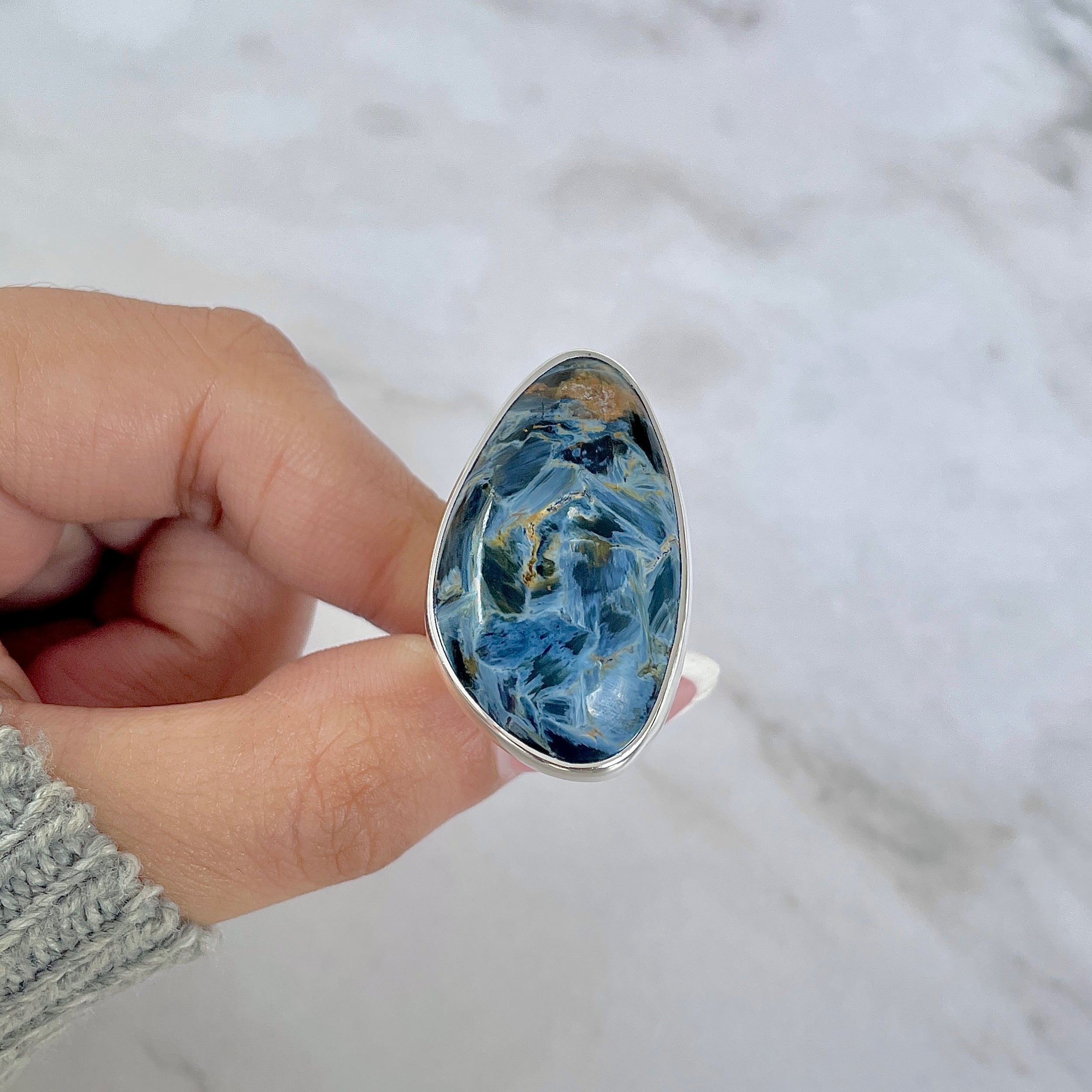 Pietersite Ring-(PIT-R-412.)